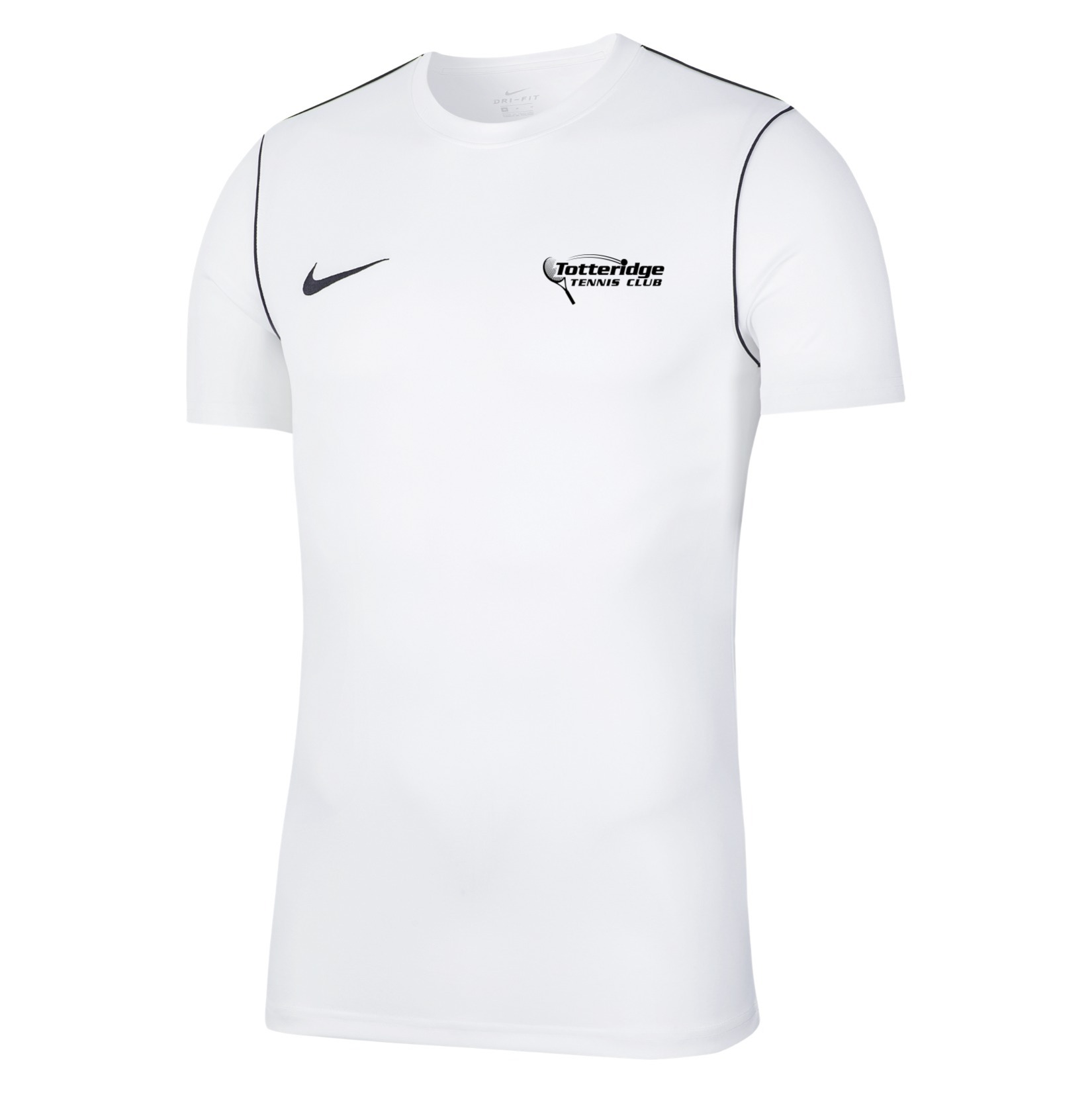 Nike Park 20 Short Sleeve Training Tee - White/Black/Black