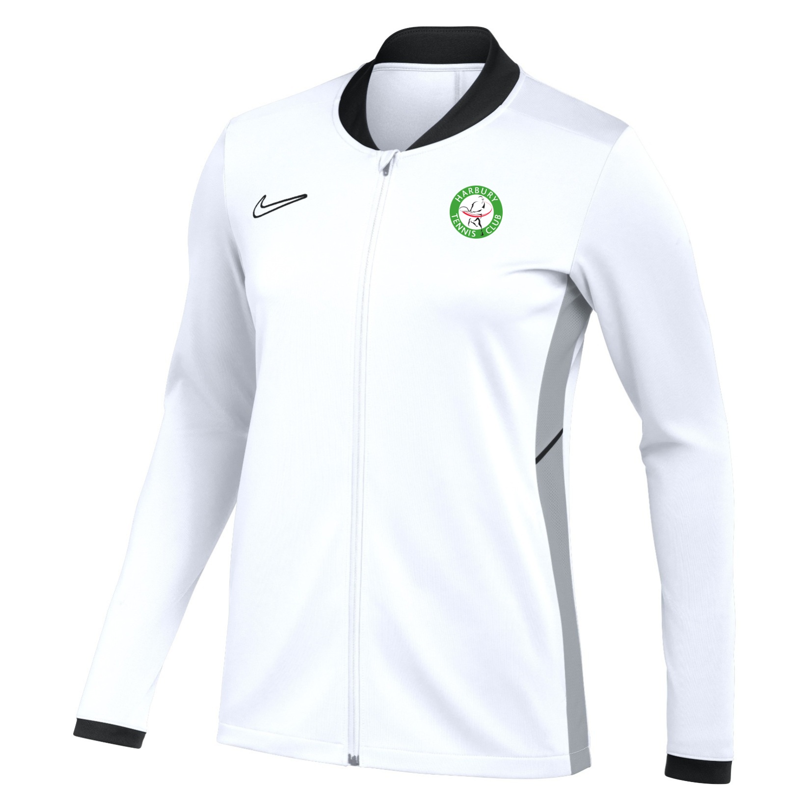 Nike Dri-FIT Academy 25 Knit Track Jacket (W) - White/Black/Black