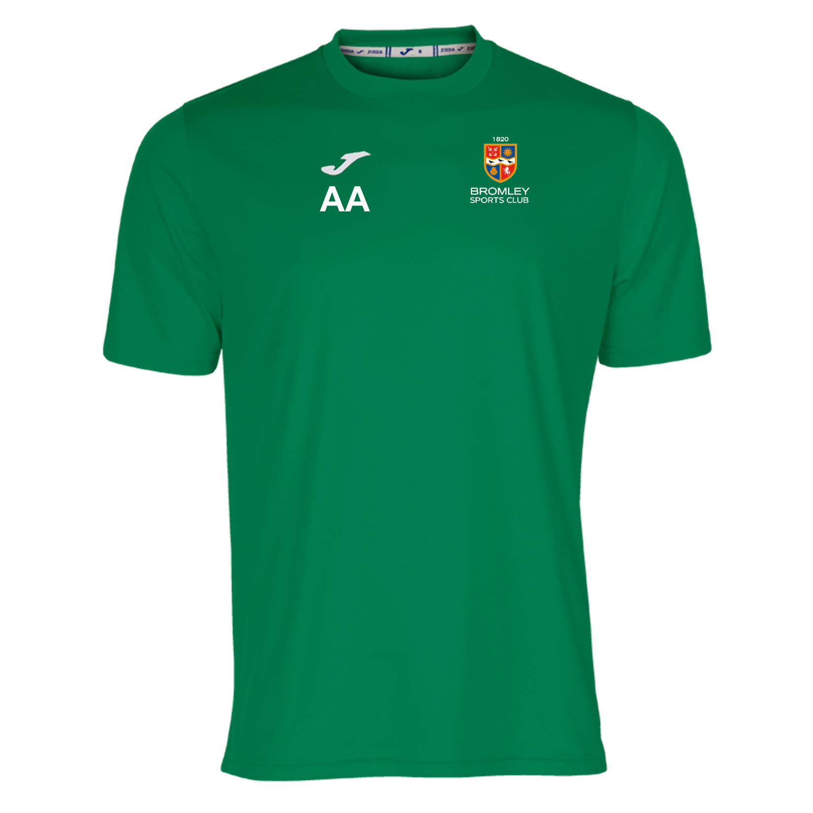 Joma Combi Short Sleeve Mens Performance Shirt - Green