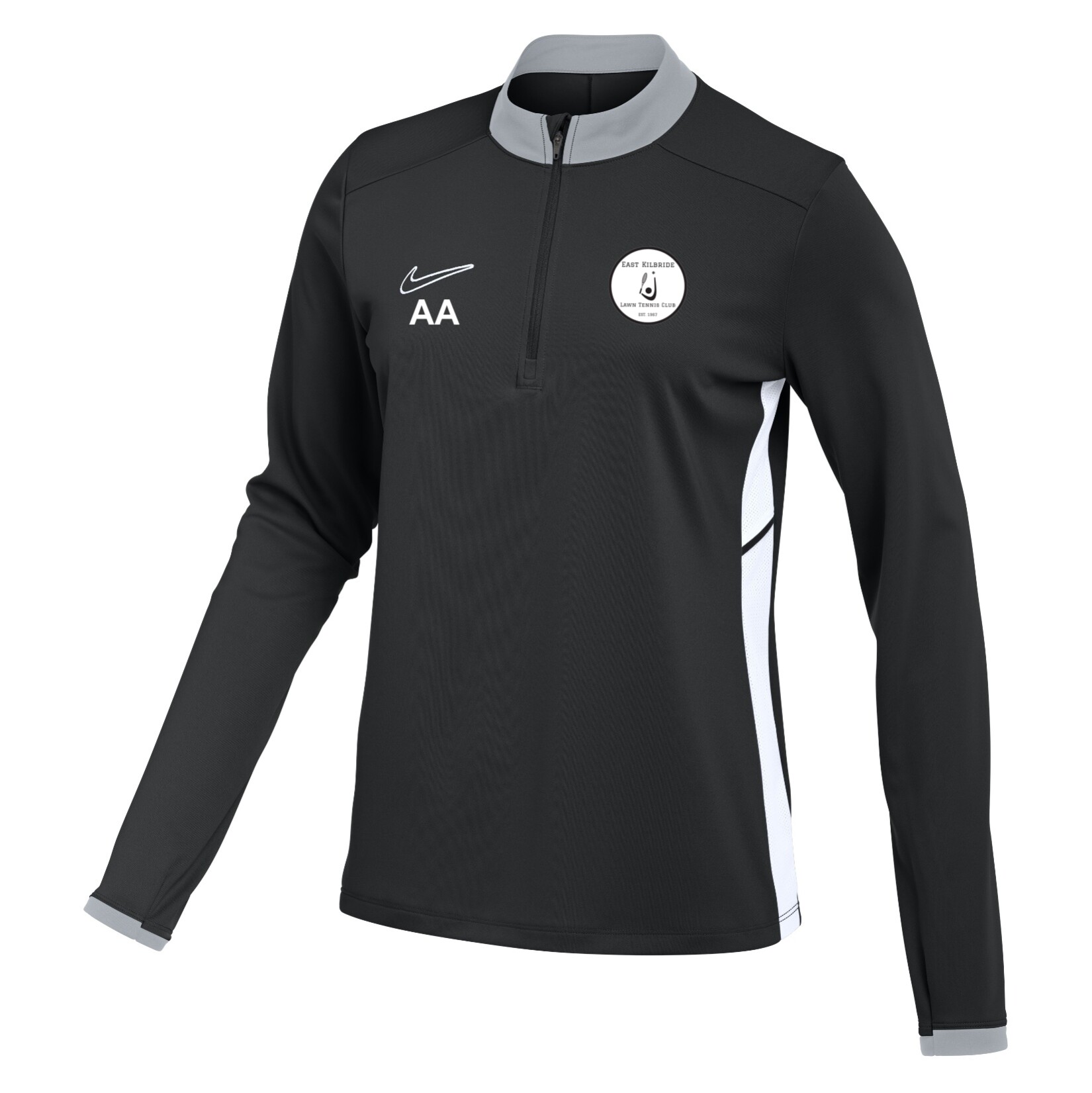 Nike Dri-FIT Academy 25 Drill Top (W) - Black/White/White