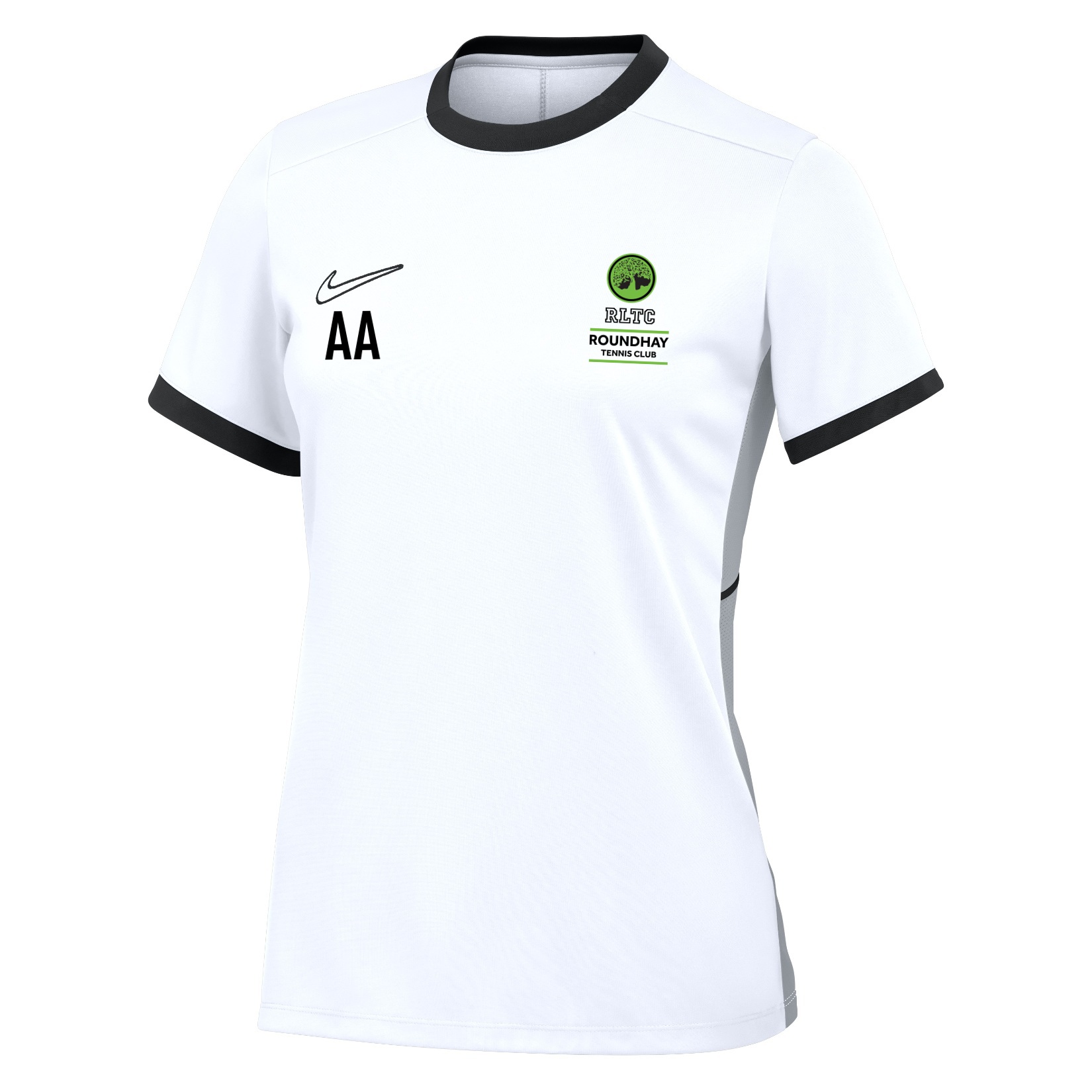 Nike Academy 25 Short-Sleeve Training Top (W) - White/Black/Black