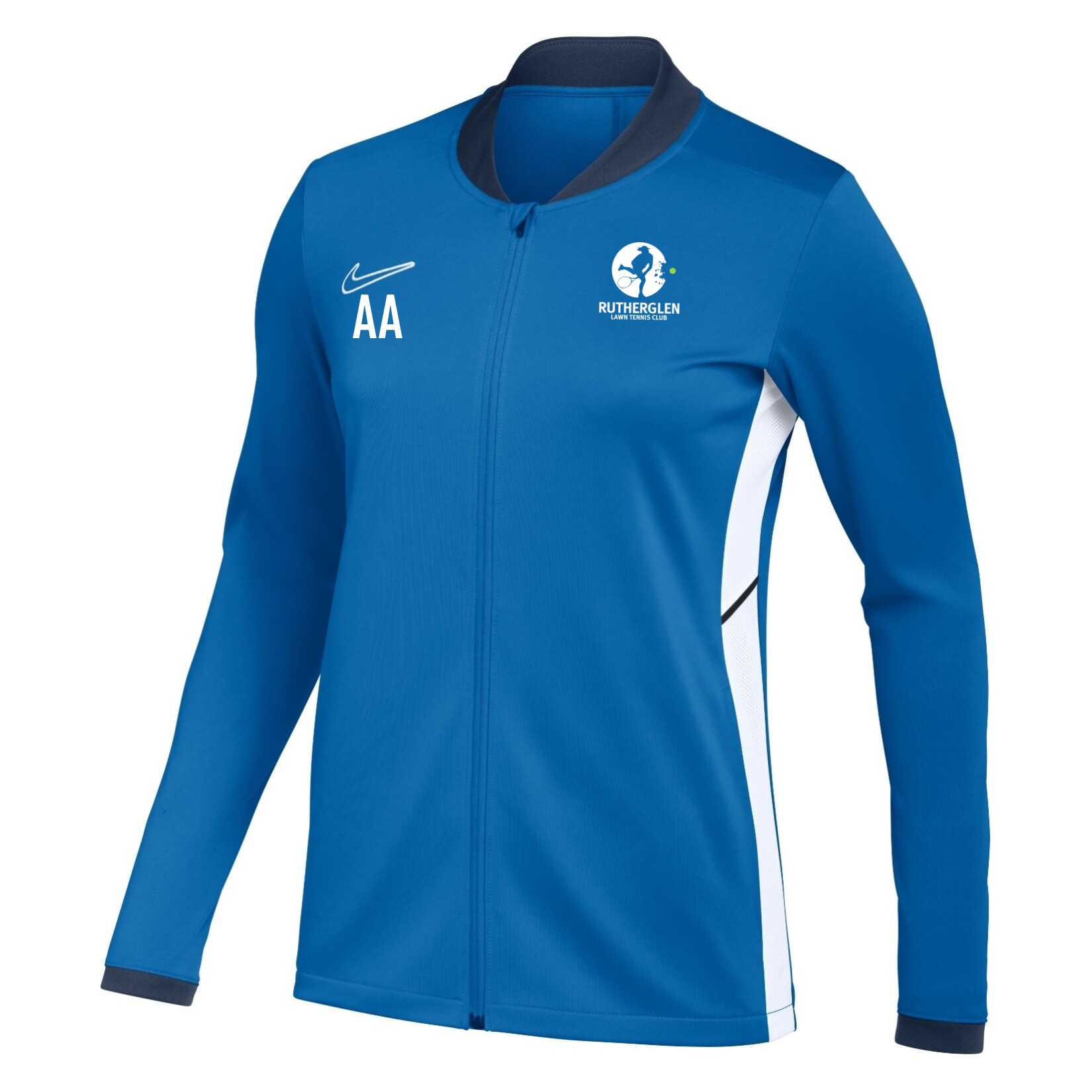 Nike Dri-FIT Academy 25 Knit Track Jacket (W) - Royal Blue/Obsidian/White