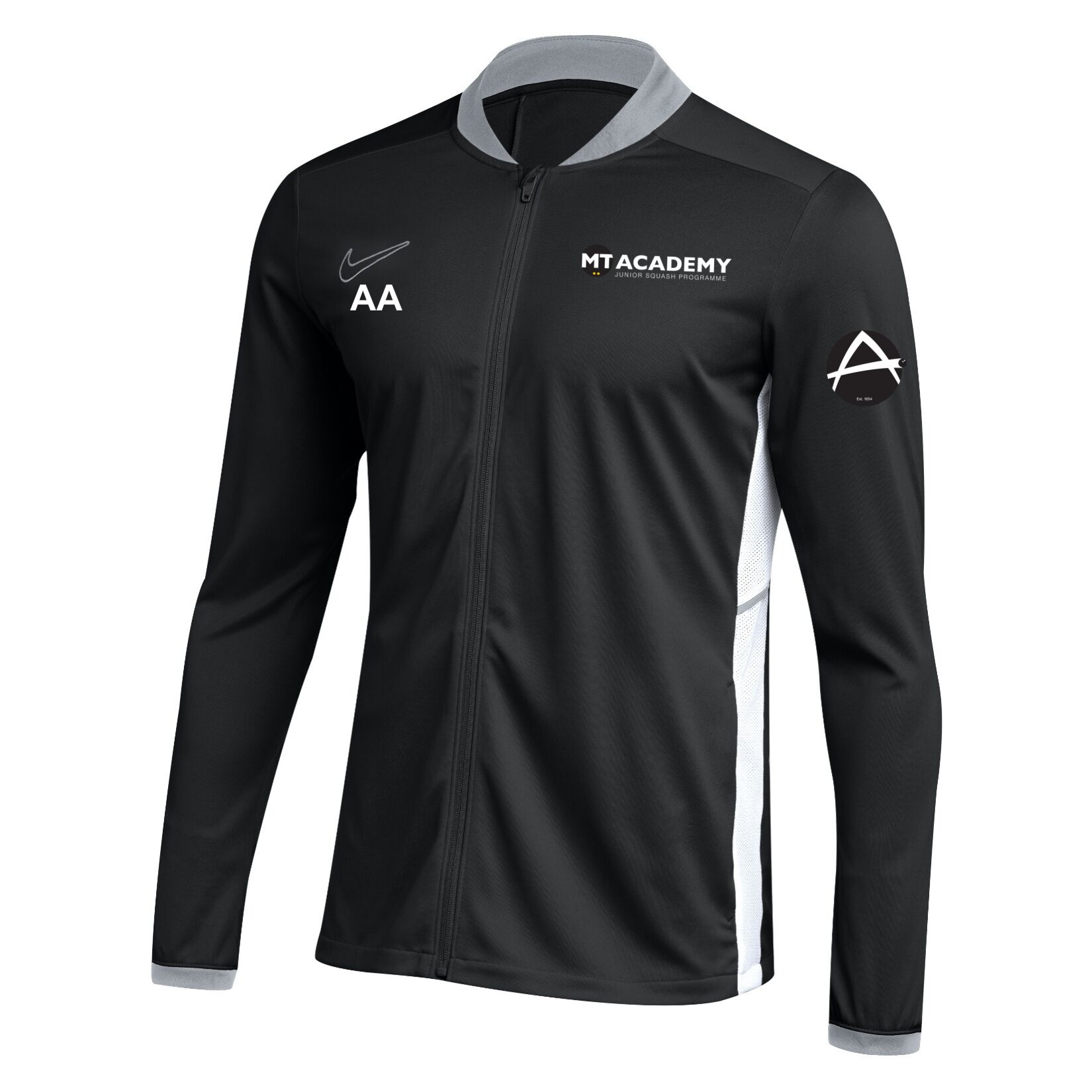 Nike Dri-FIT Academy 25 Knit Track Jacket - Black/White/White