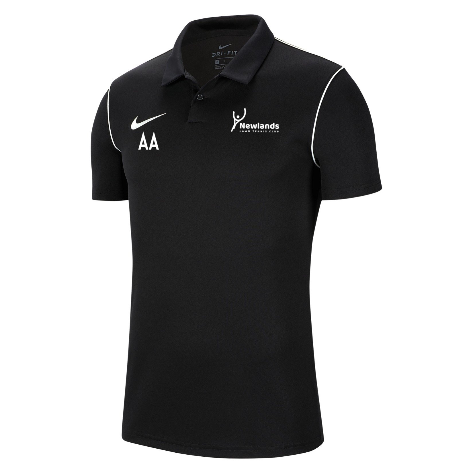 Nike Dri-FIT Park 20 Polo - Black/White/White