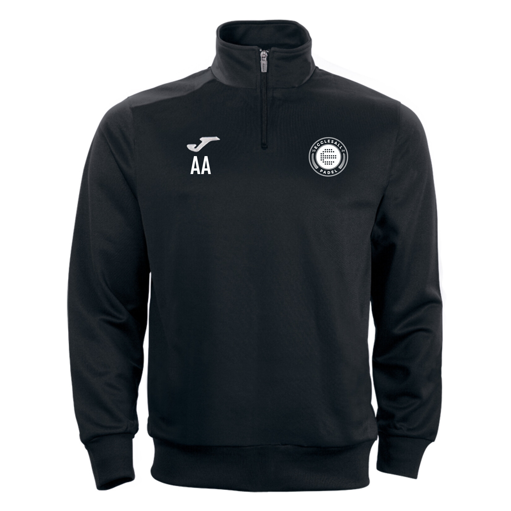 Joma Faraon 1/4 Zip Sweatshirt - Black/White