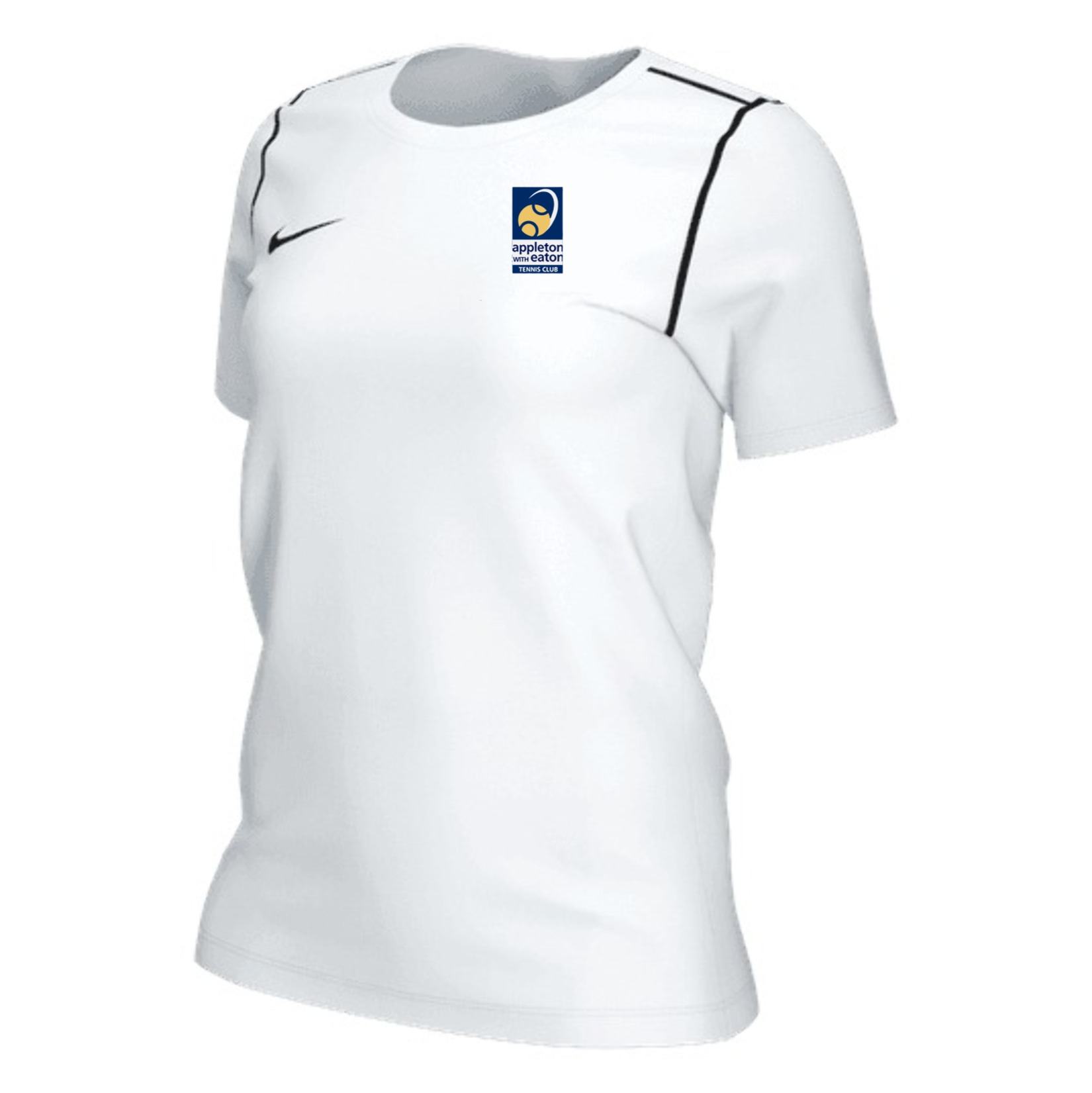 Nike Dri-FIT Park 20 Short Sleeve Top (W) - White/Black/Black