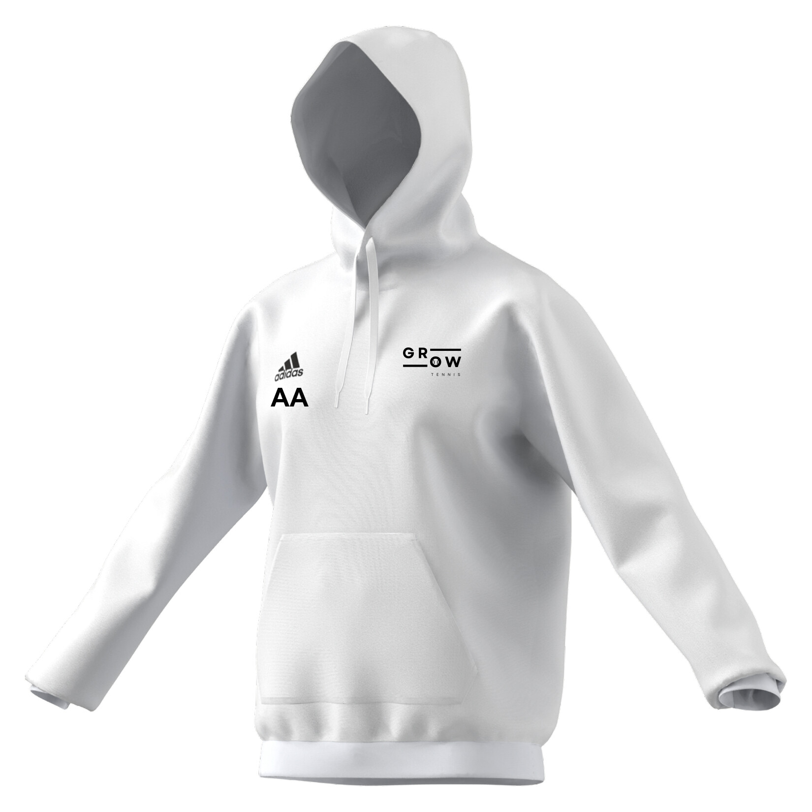 adidas Entrada 22 Hoodie - White/Black