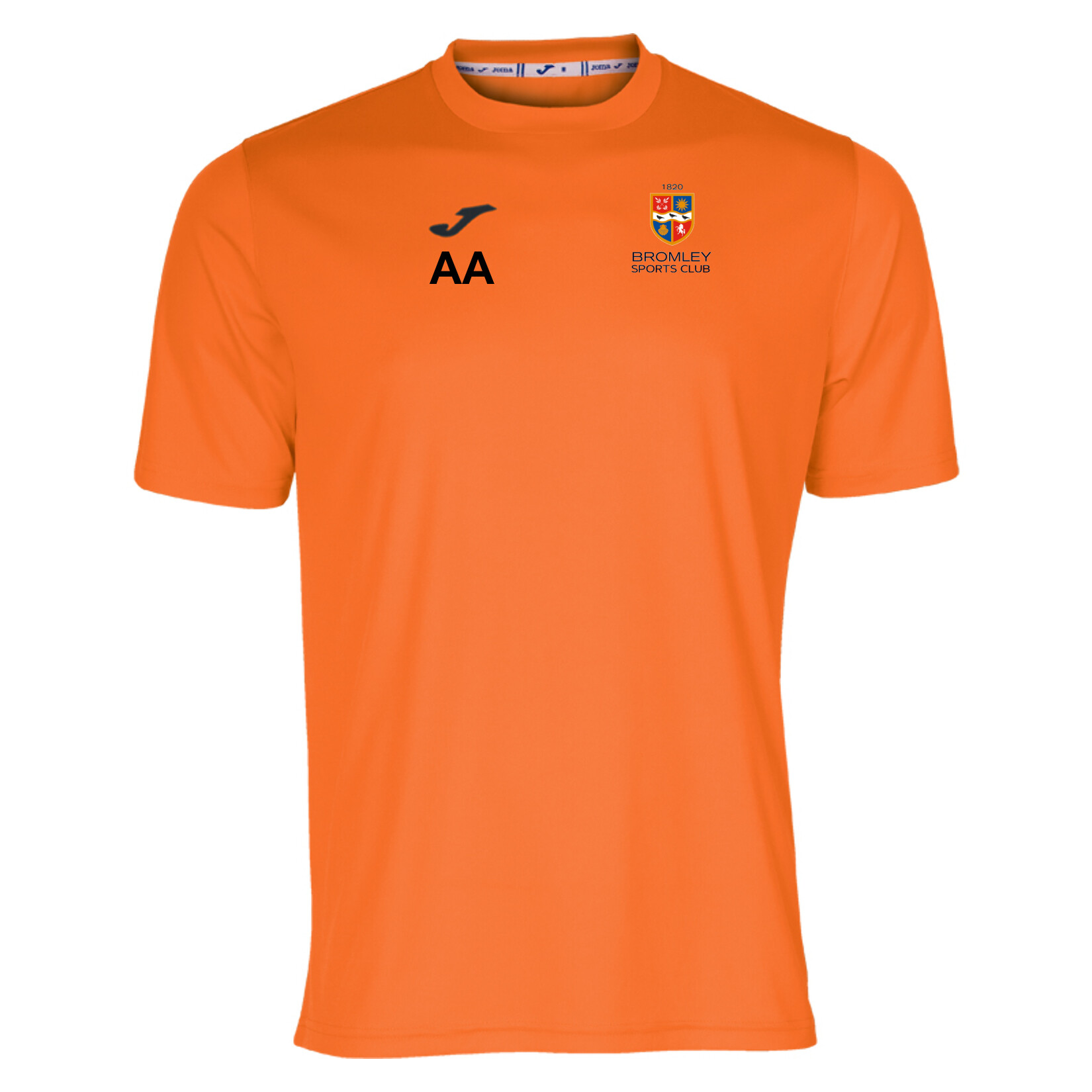 Joma Combi Short Sleeve Mens Performance Shirt - Orange