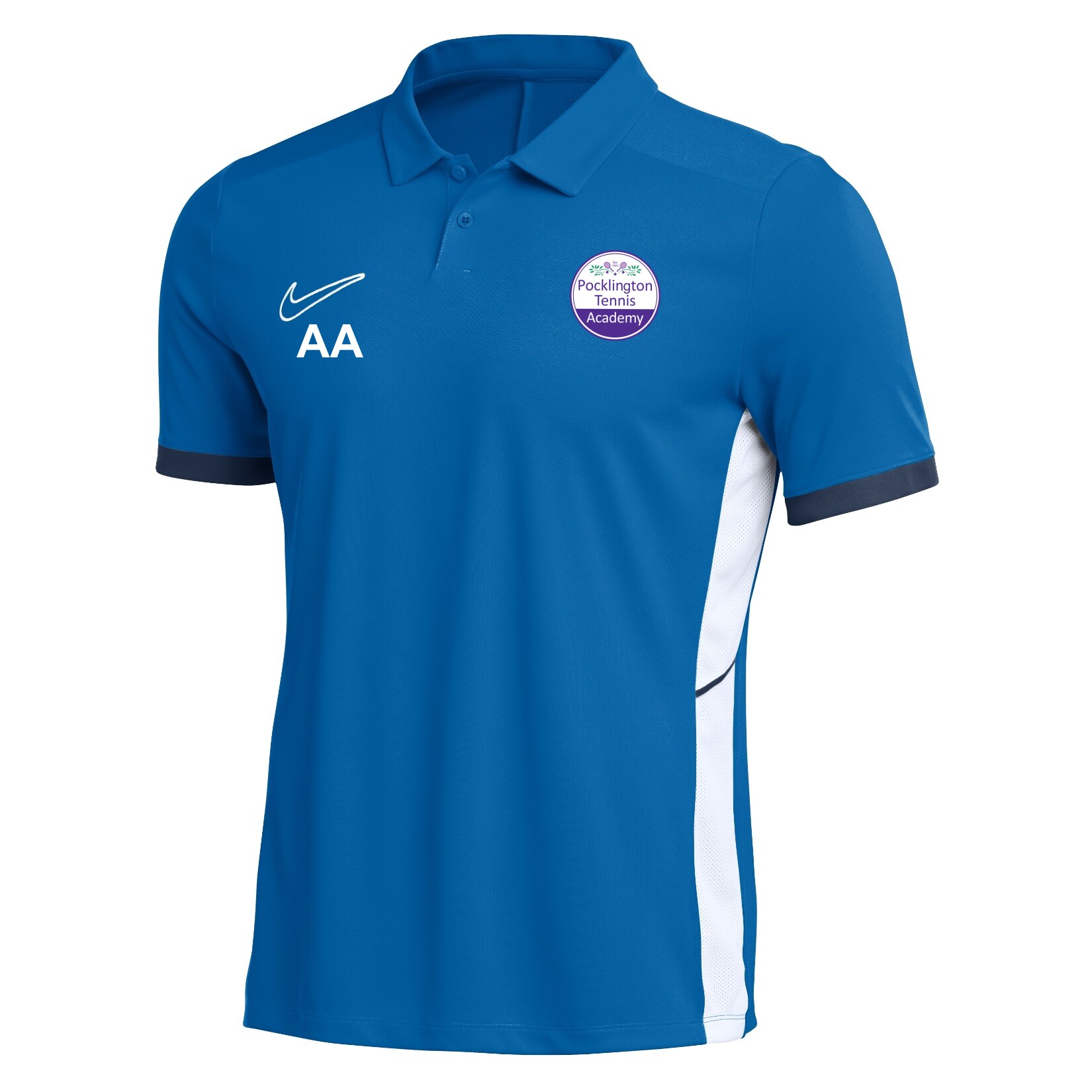 Nike Dri-FIT Academy 25 Polo - Royal Blue/Obsidian/White