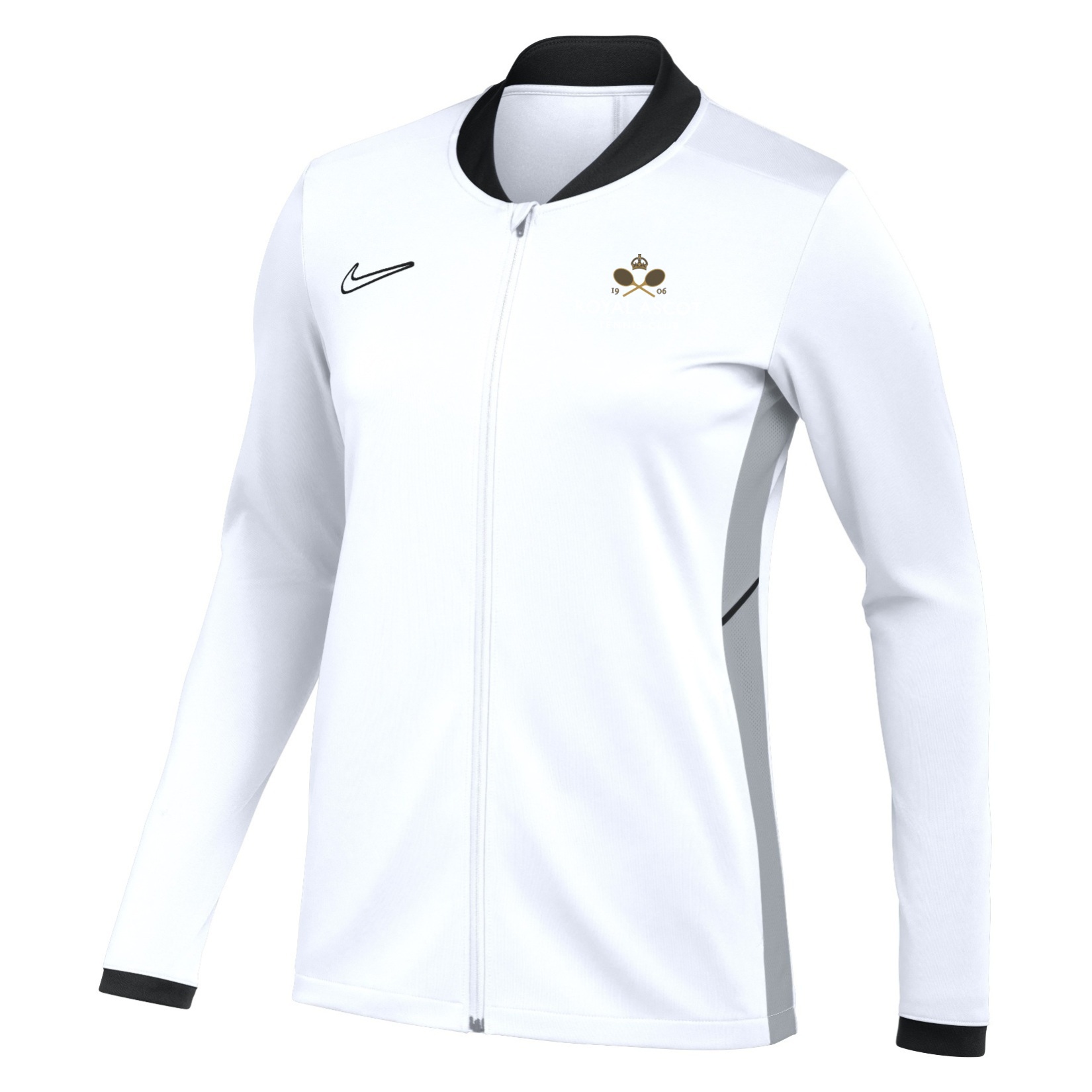 Nike Dri-FIT Academy 25 Knit Track Jacket (W) - White/Black/Black