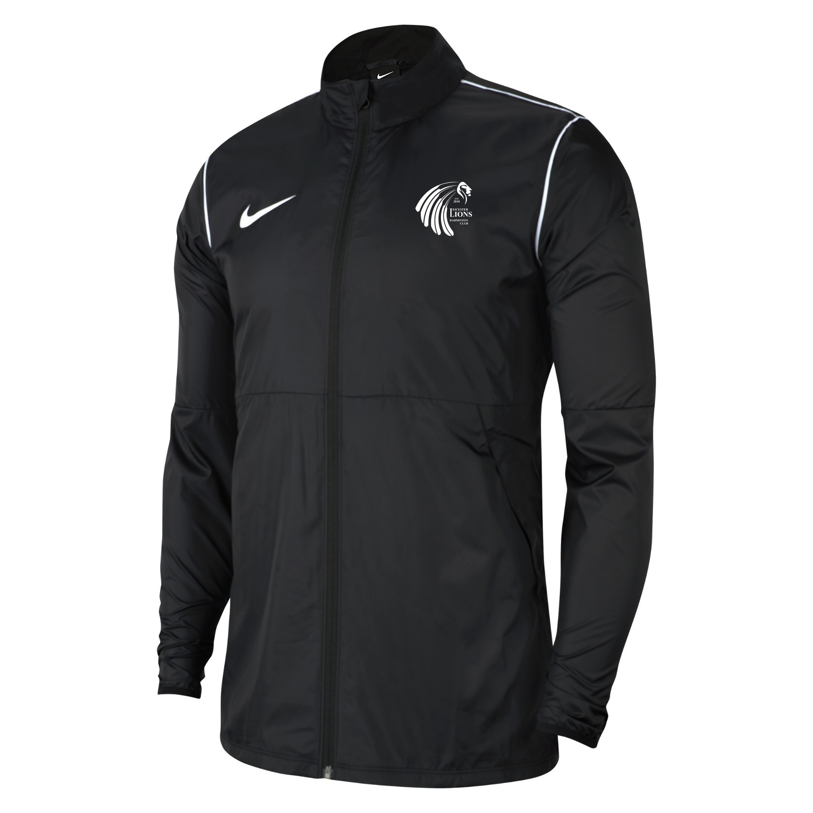 Nike Park 20 Repel Rain Jacket - Black/White/White