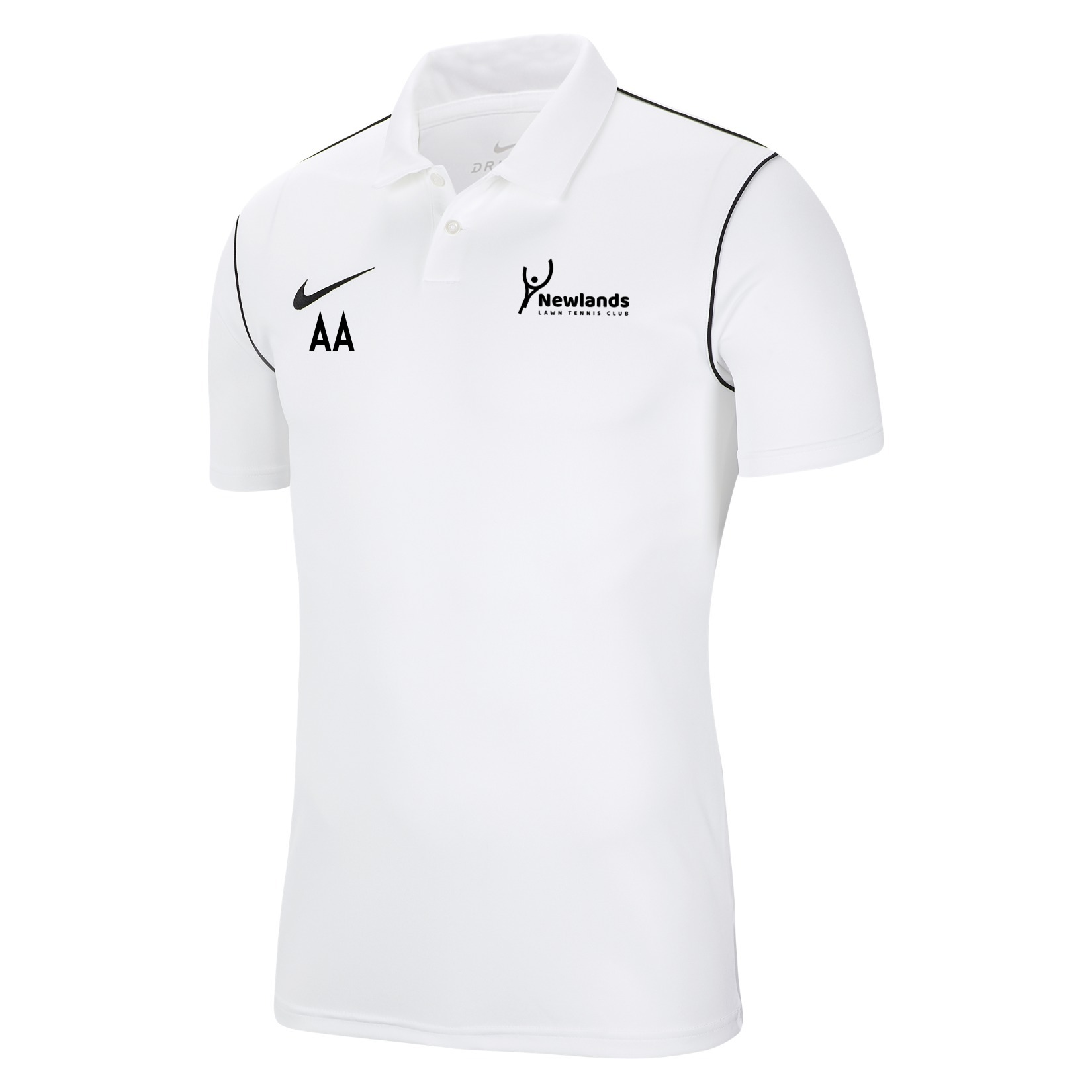 Nike Dri-FIT Park 20 Polo - White/Black/Black