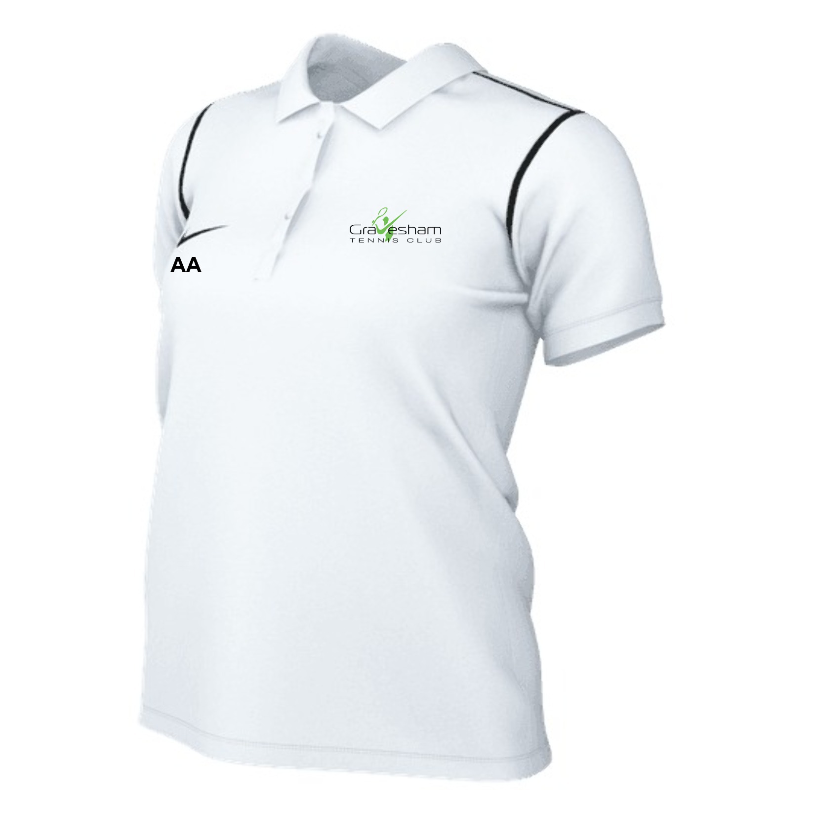 Nike Dri-FIT Park 20 Polo (W) - White/Black/Black