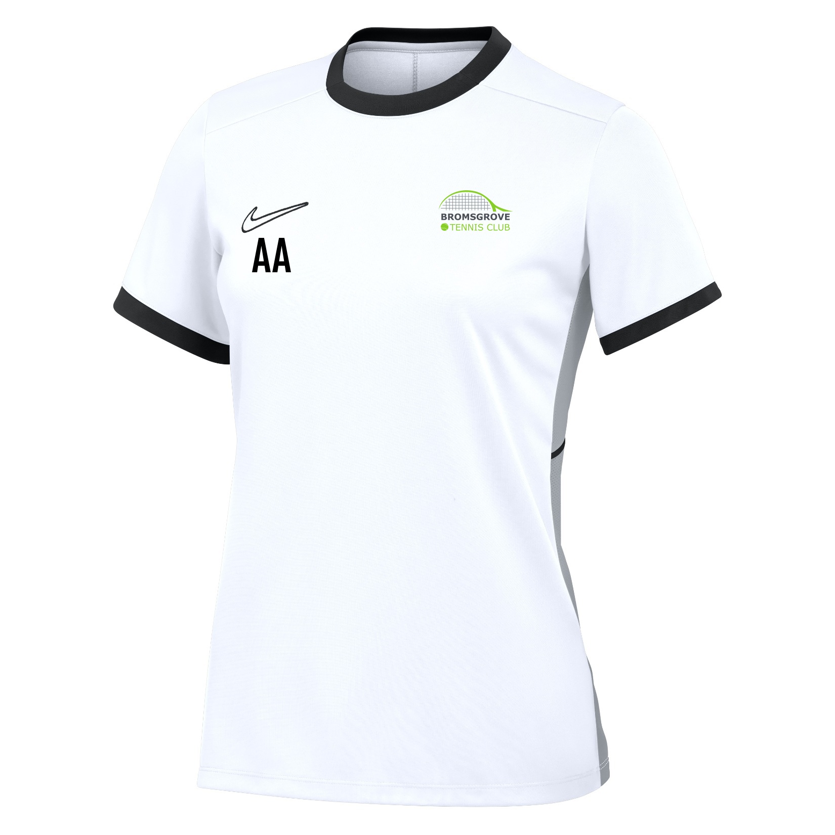 Nike Academy 25 Short-Sleeve Training Top (W) - White/Black/Black