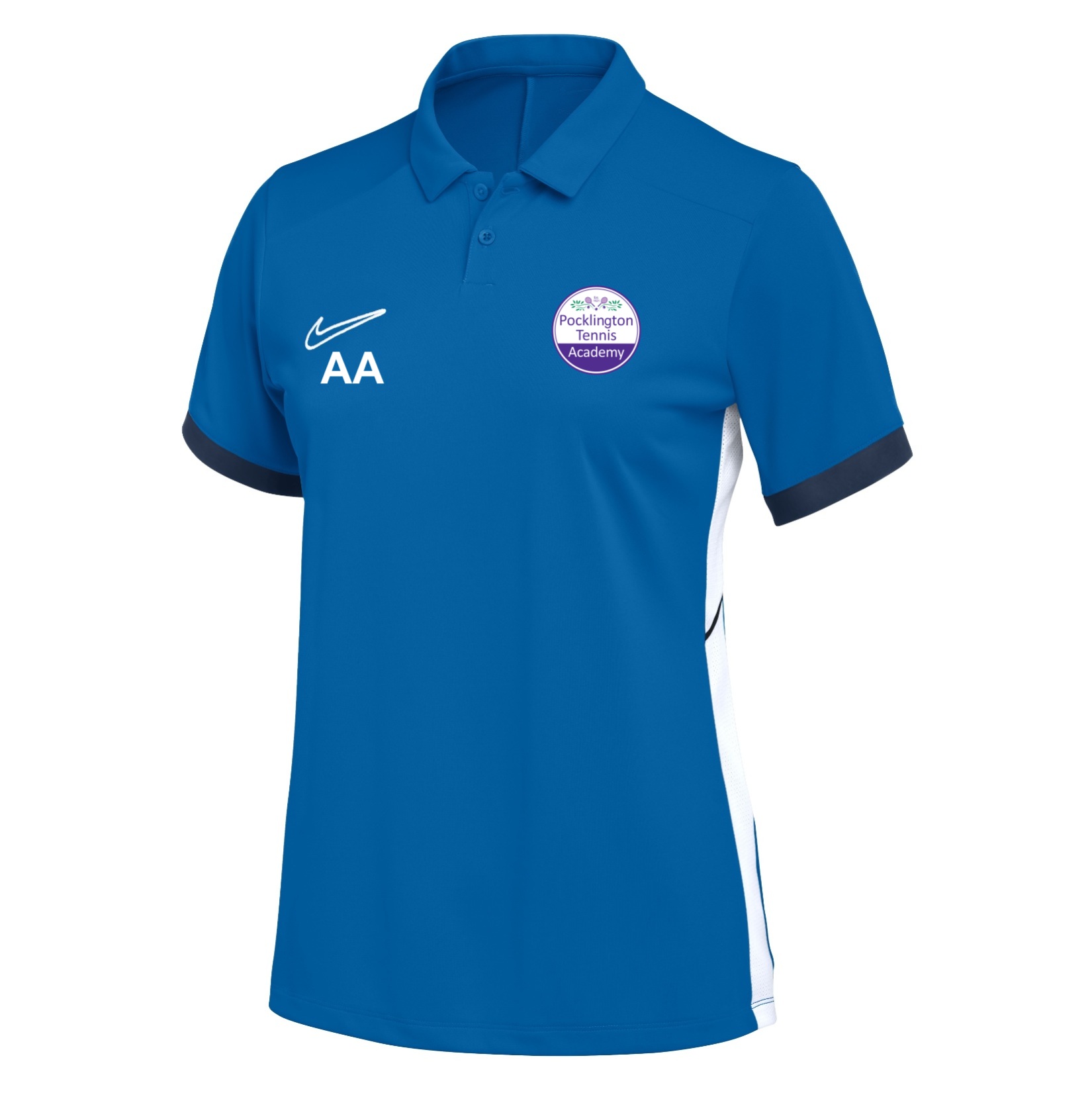 Nike Dri-FIT Academy 25 Polo (W) - Royal Blue/Obsidian/White