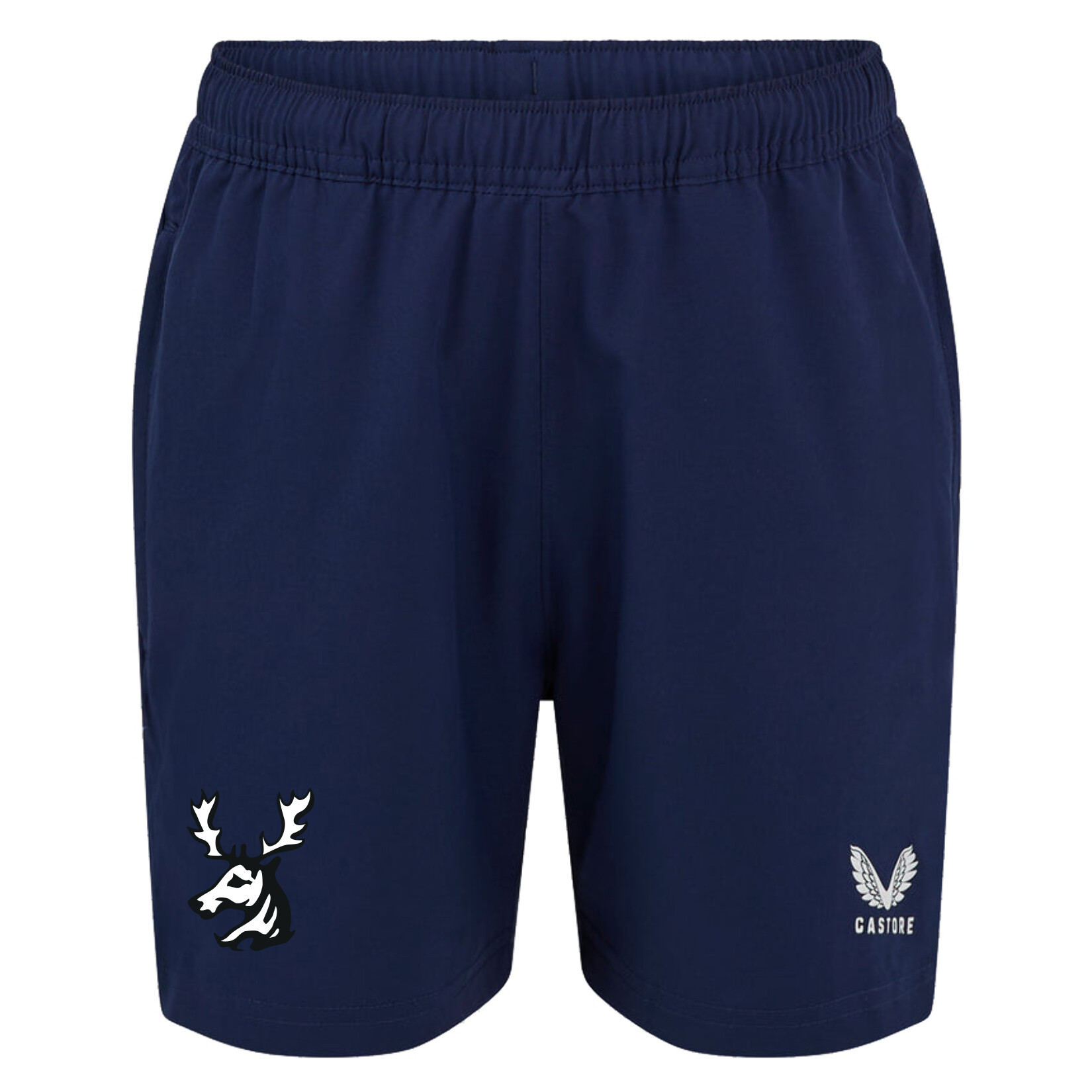 Castore Woven Training Short (Zip Pockets) - Navy/White