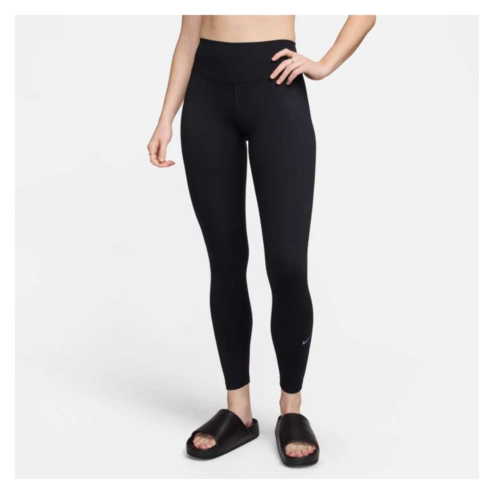 Nike High-Waisted Dri-FIT Full Length Leggings (W) - Black/Black