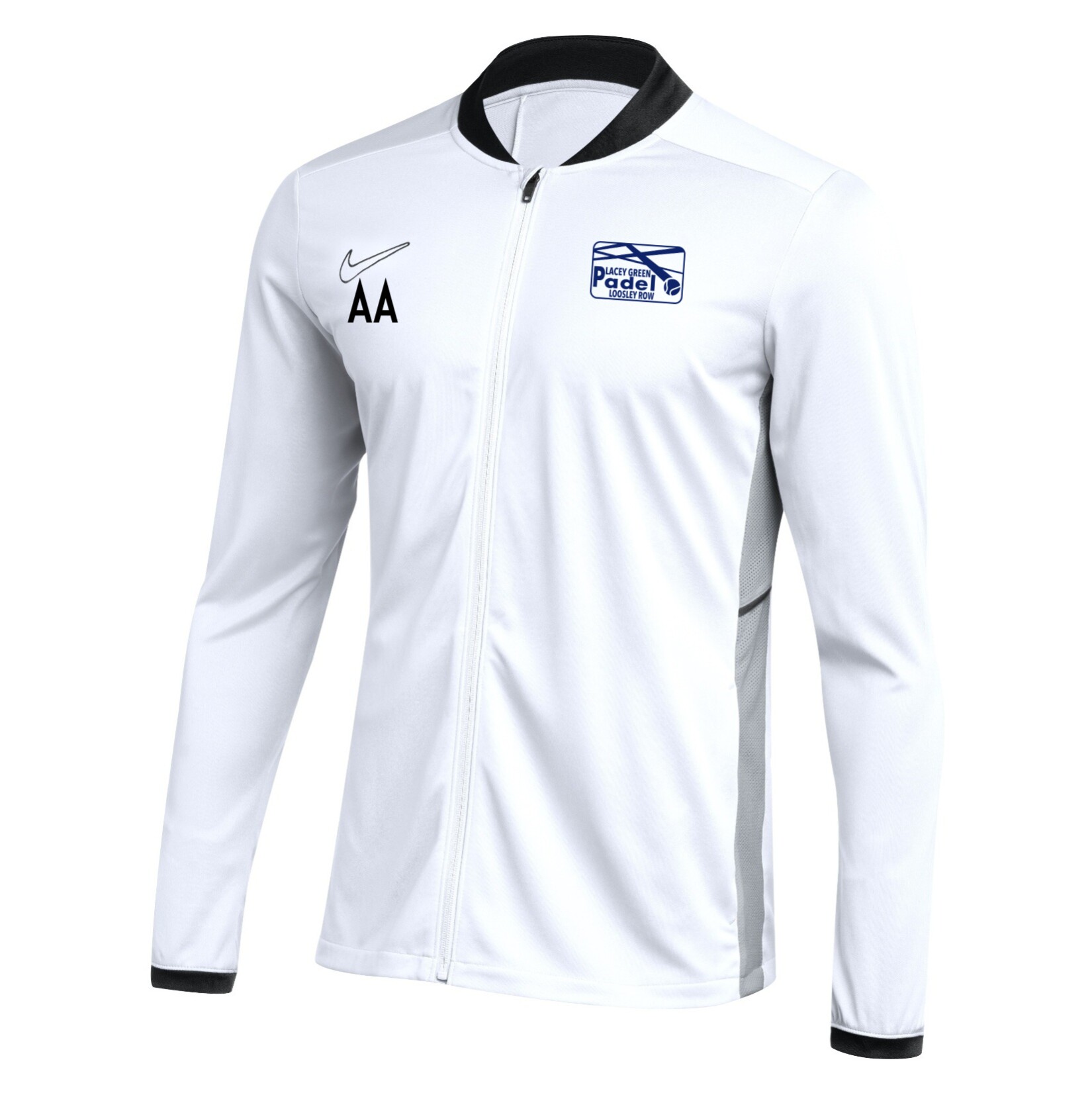 Nike Dri-FIT Academy 25 Knit Track Jacket - White/Black/Black