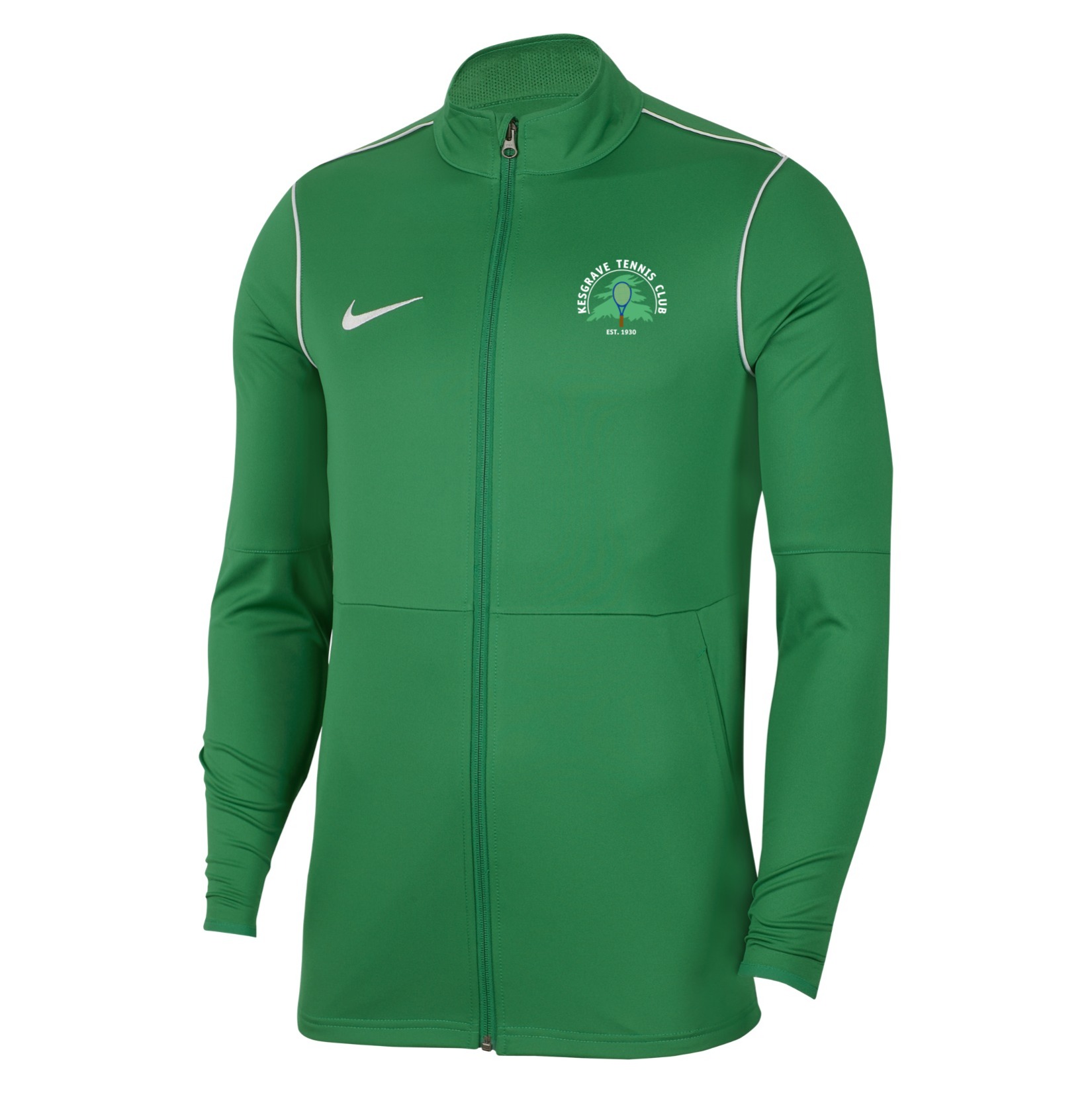 Nike Dri-FIT Park 20 Knitted Track Jacket - Pine Green/White/White