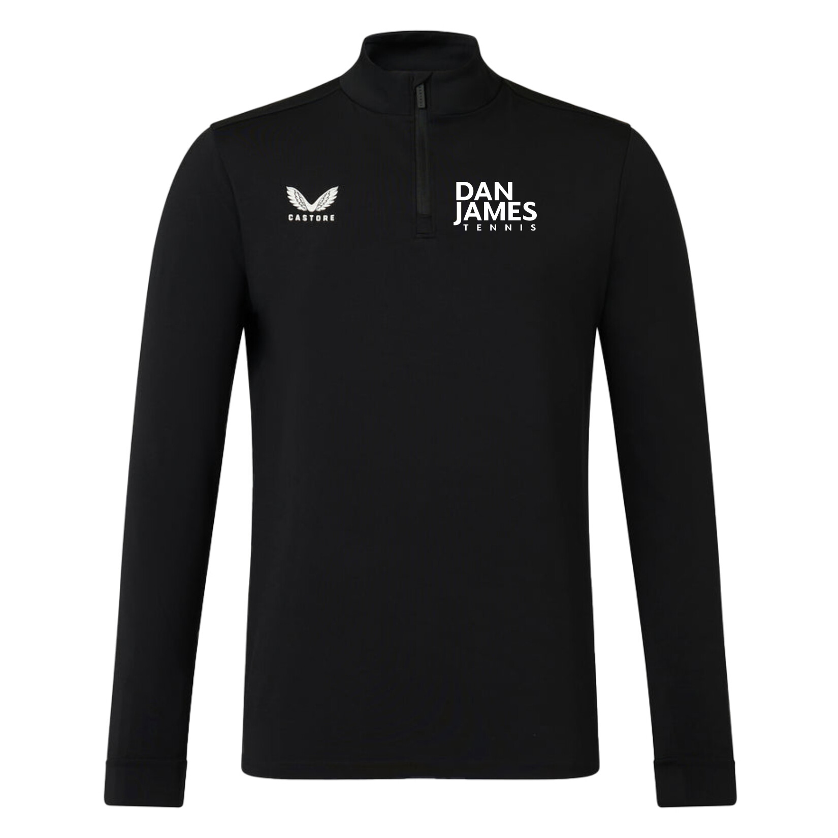 Castore Quarter Zip Midlayer - Black/White
