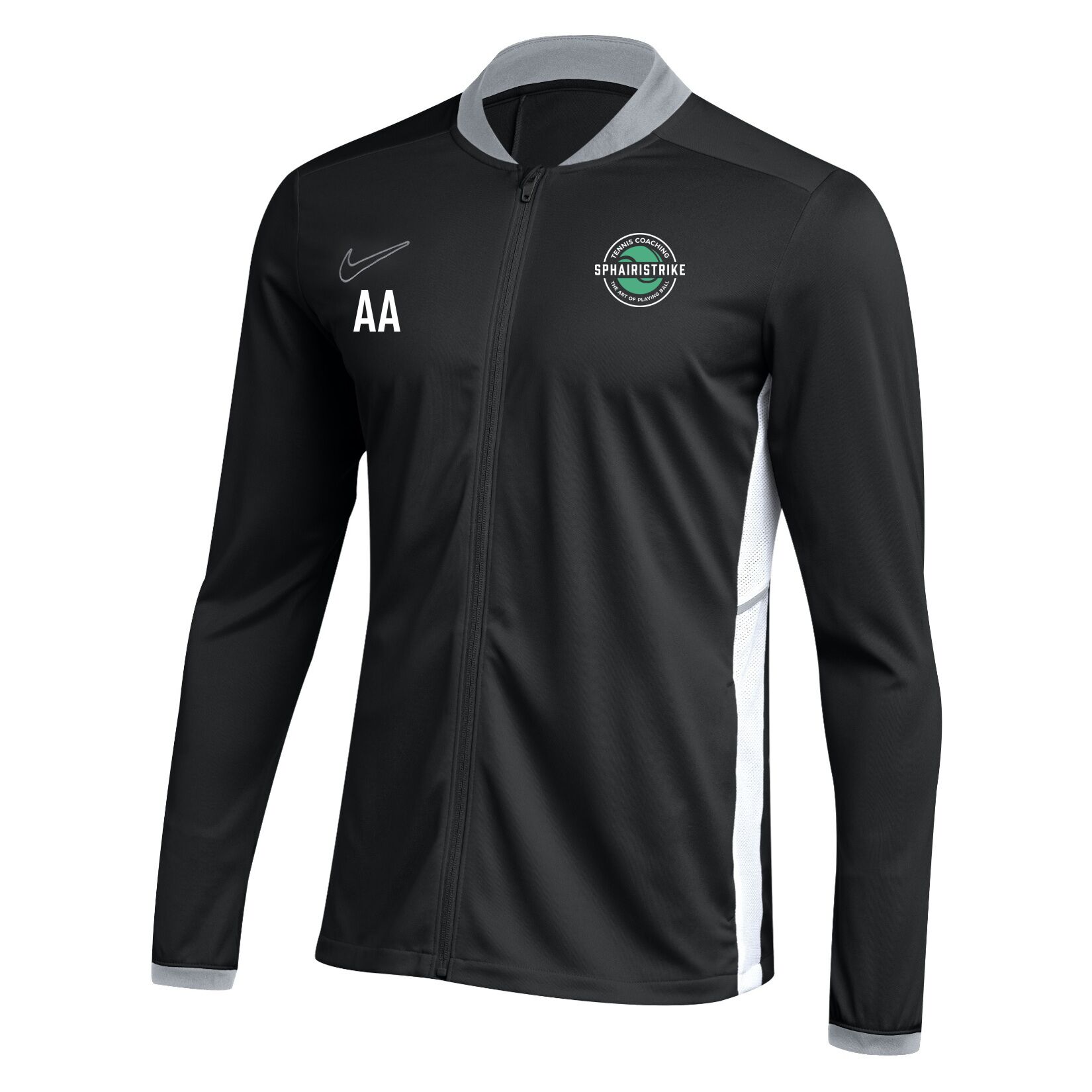 Nike Dri-FIT Academy 25 Knit Track Jacket - Black/White/White