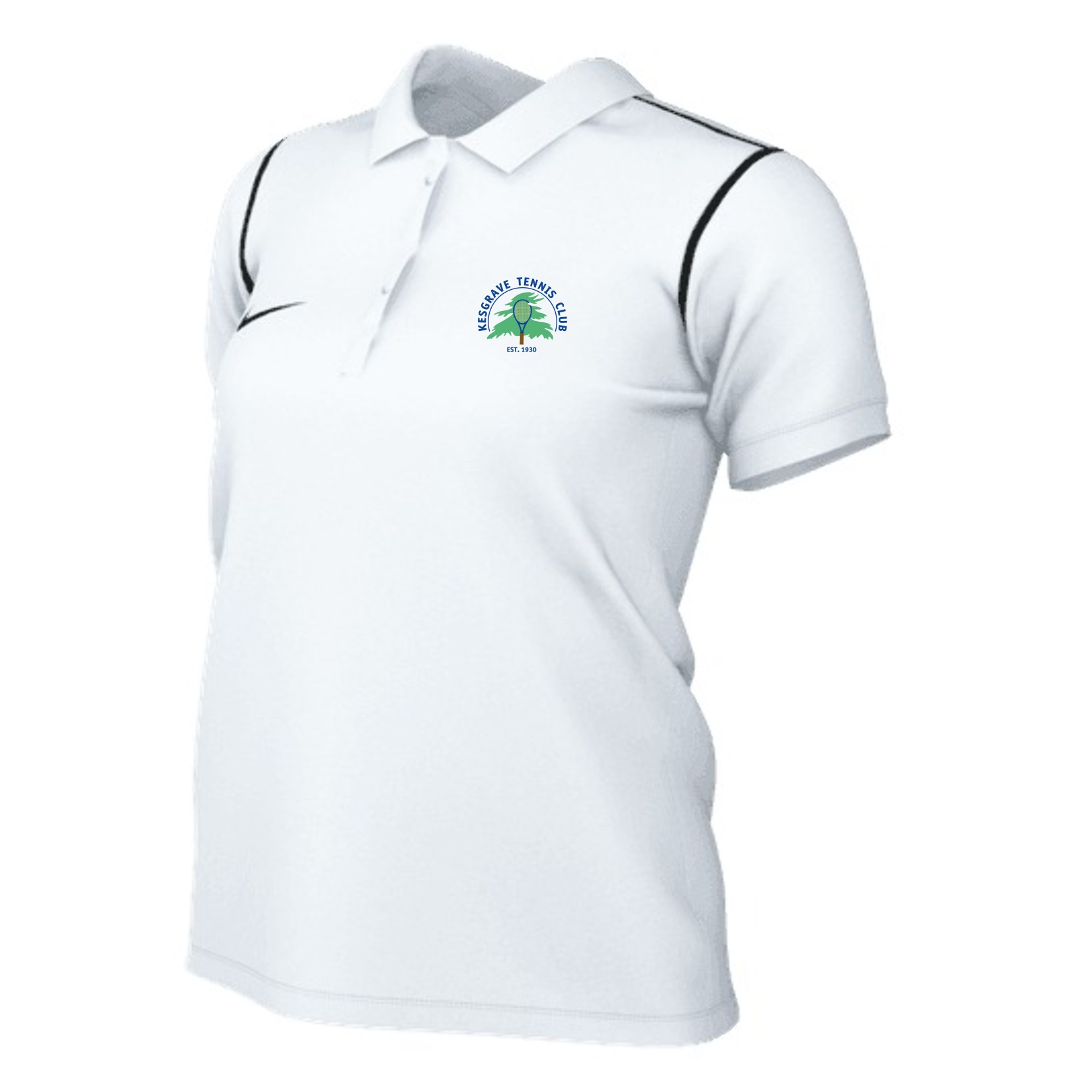 Nike Dri-FIT Park 20 Polo (W) - White/Black/Black