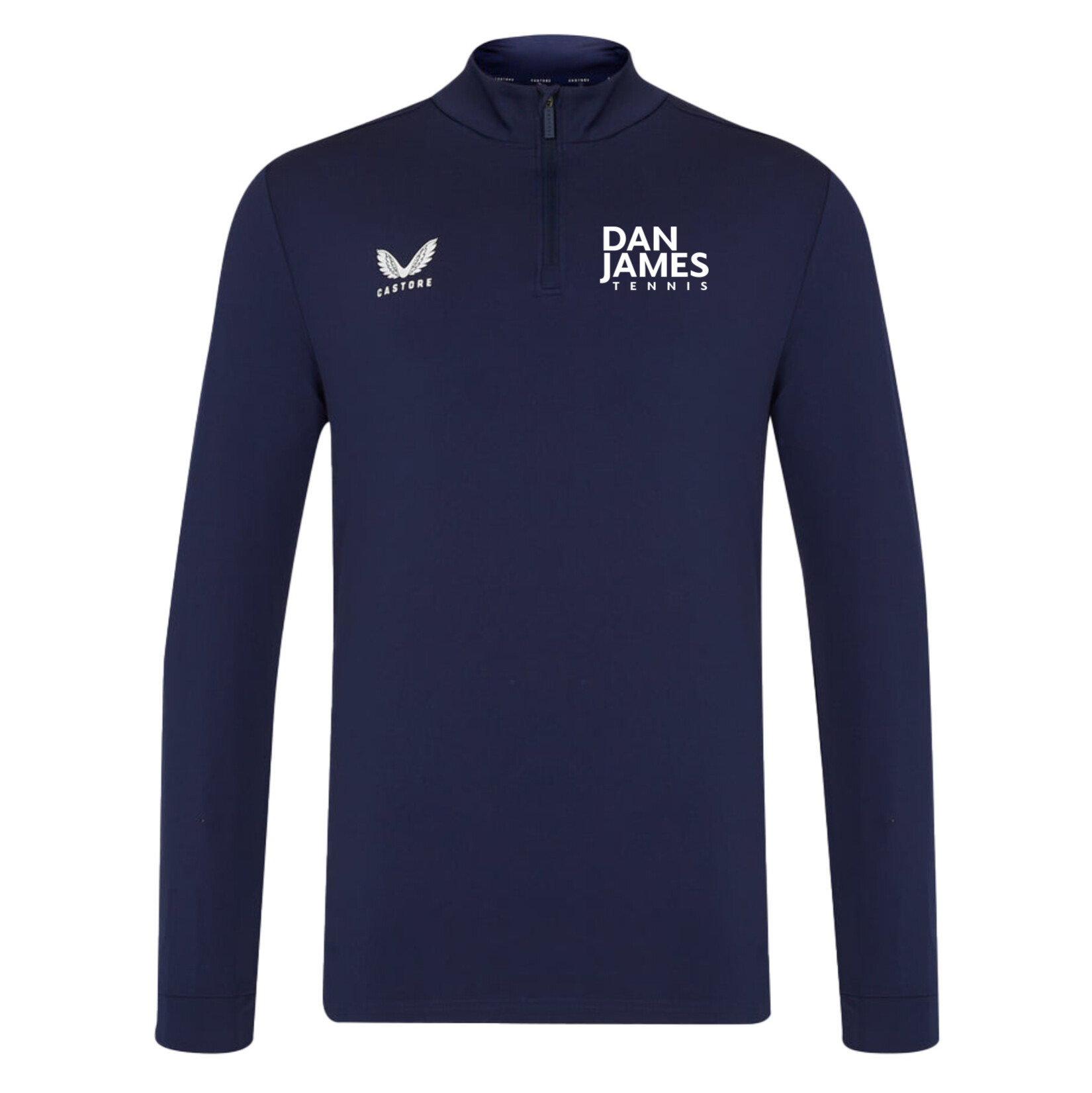 Castore Quarter Zip Midlayer - Navy/White