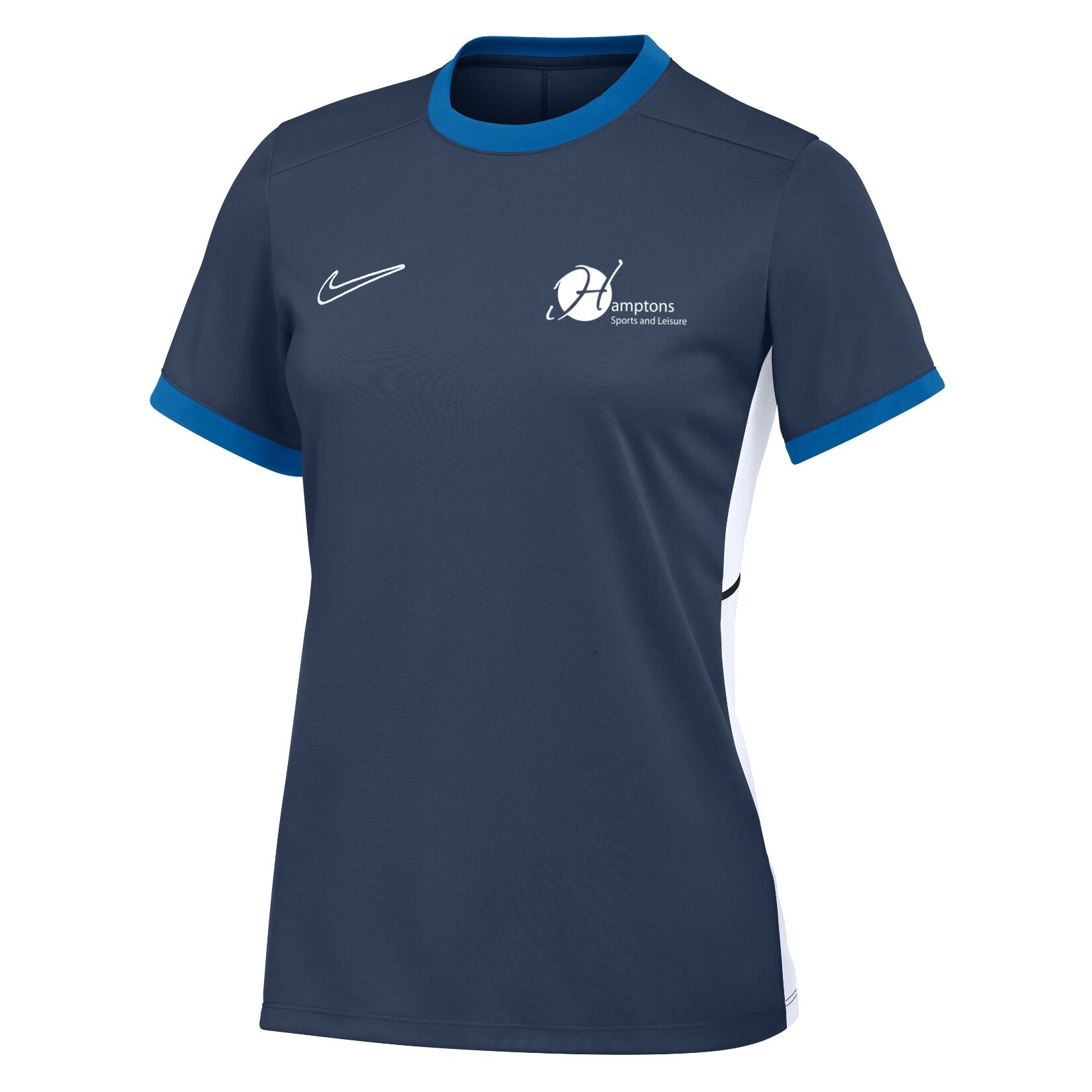 Nike Academy 25 Short-Sleeve Training Top (W) - Obsidian/Royal Blue/White