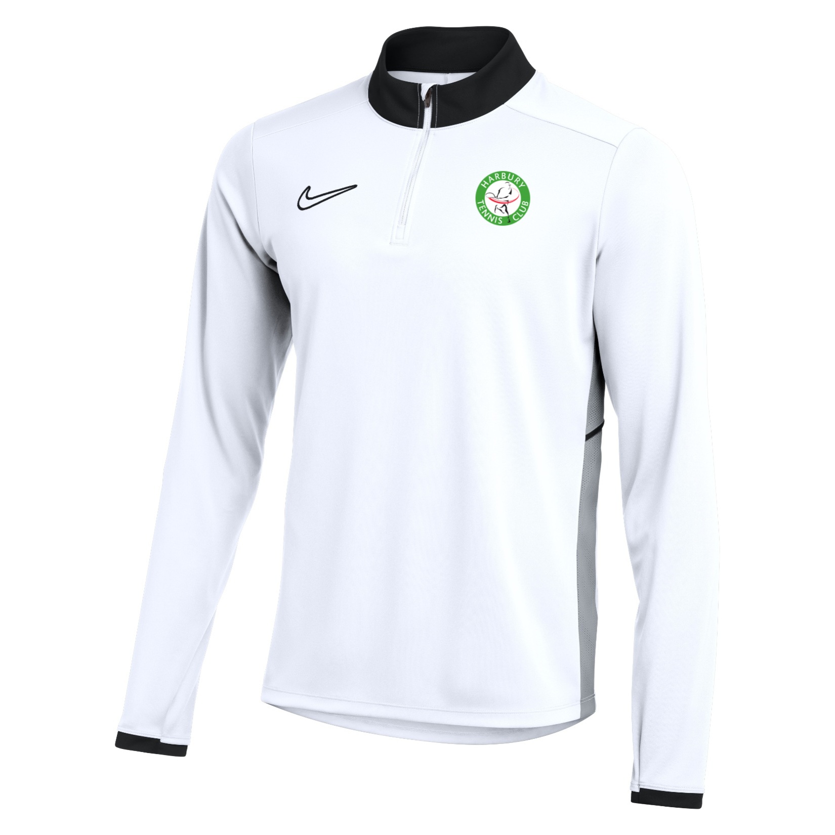 Nike Dri-FIT Academy 25 Drill Top - White/Black/Black