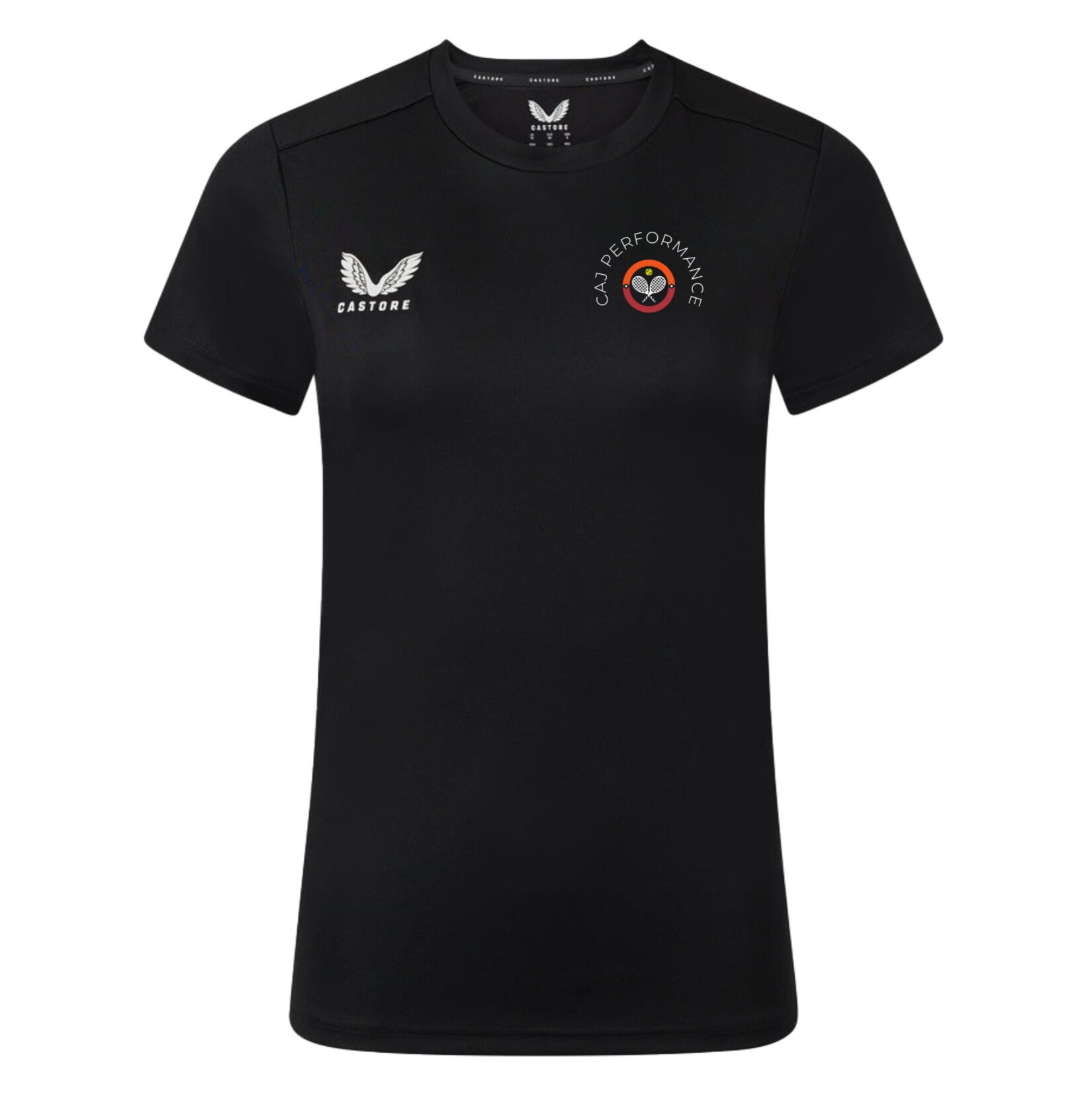 Castore Short Sleeve Womens Training Tee - Black/White