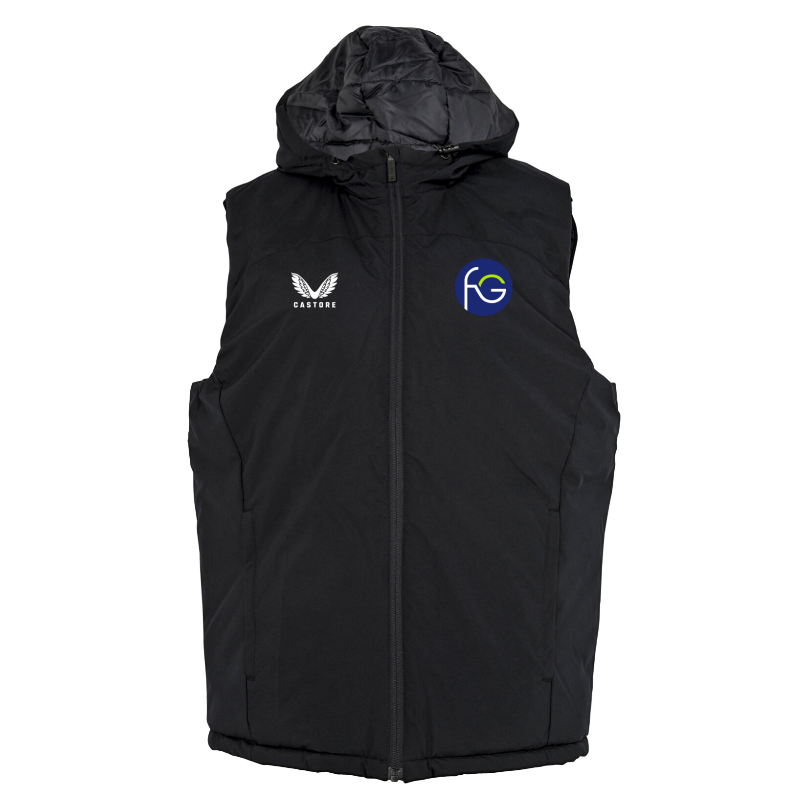Castore Padded Gilet With Hood 22 - Black