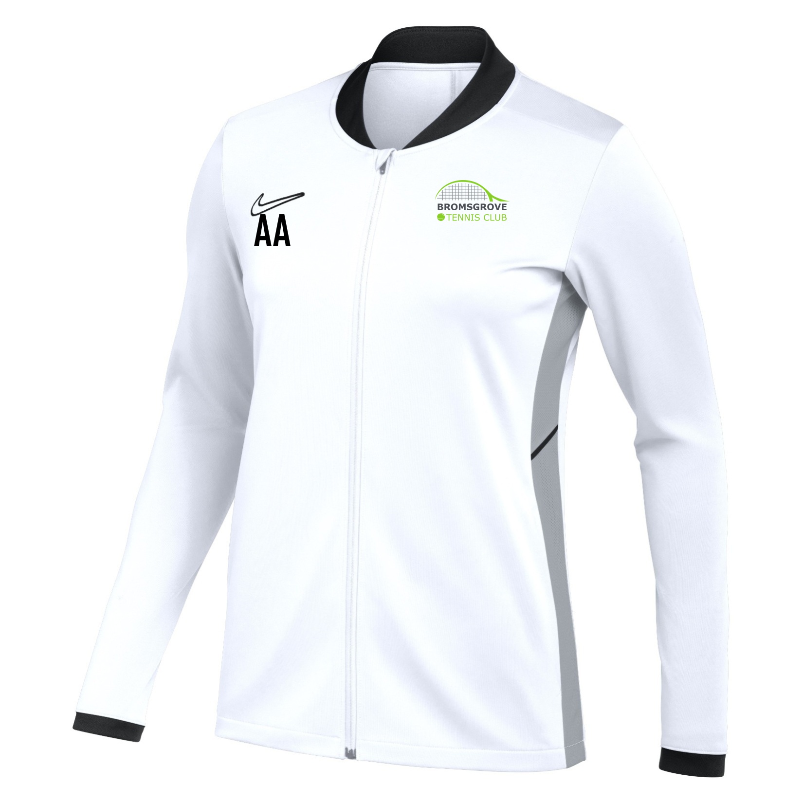 Nike Dri-FIT Academy 25 Knit Track Jacket (W) - White/Black/Black