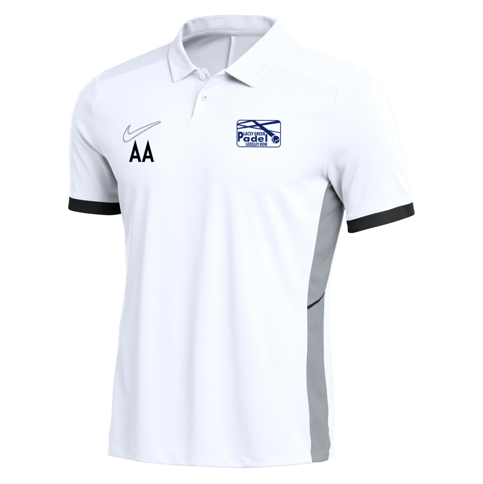 Nike Dri-FIT Academy 25 Polo - White/Black/Black