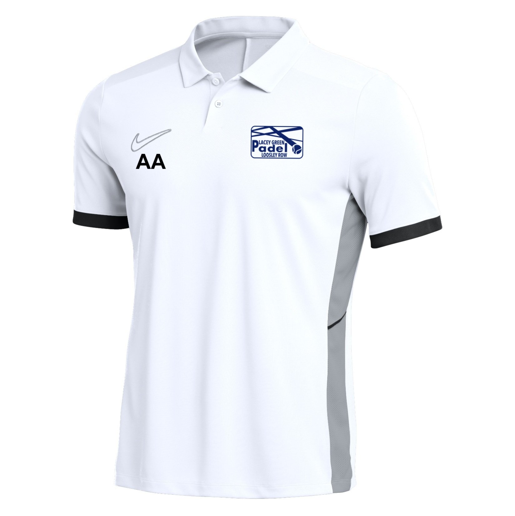 Nike Dri-FIT Academy 25 Polo - White/Black/Black