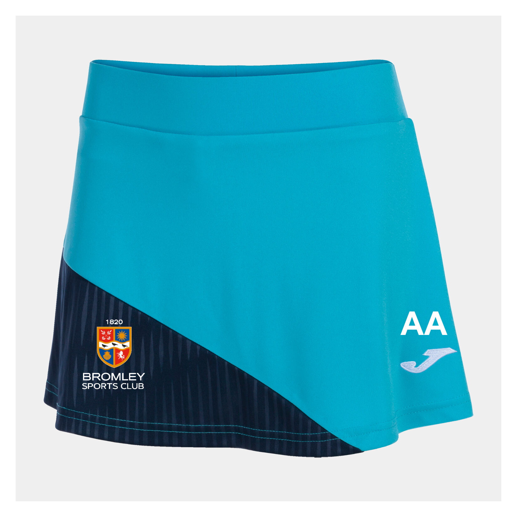 Joma Montreal Skirt - Turquoise Fluor/Dark Navy