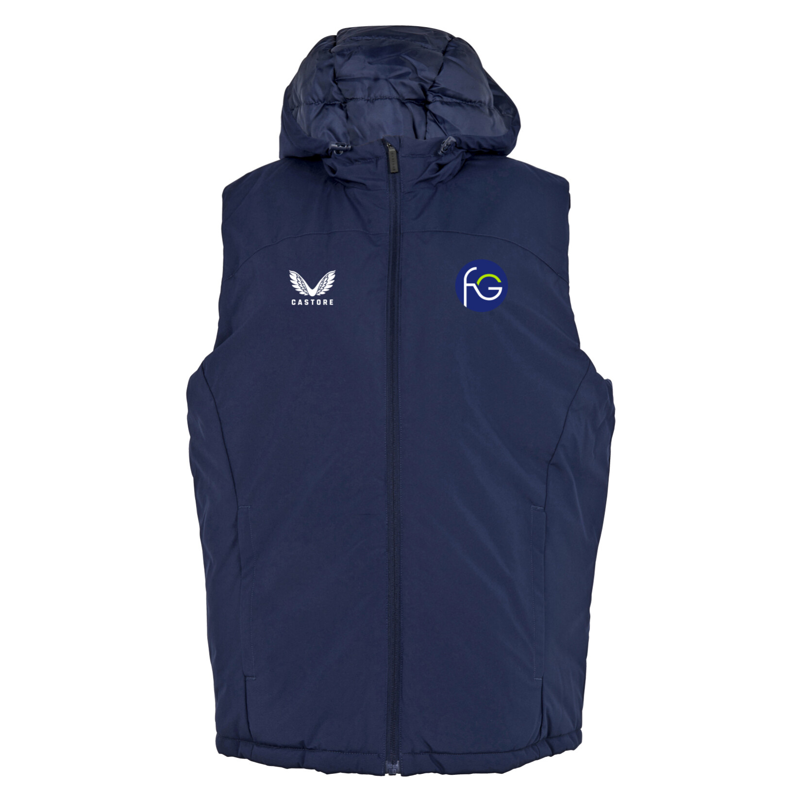 Castore Padded Gilet With Hood 22 - Navy