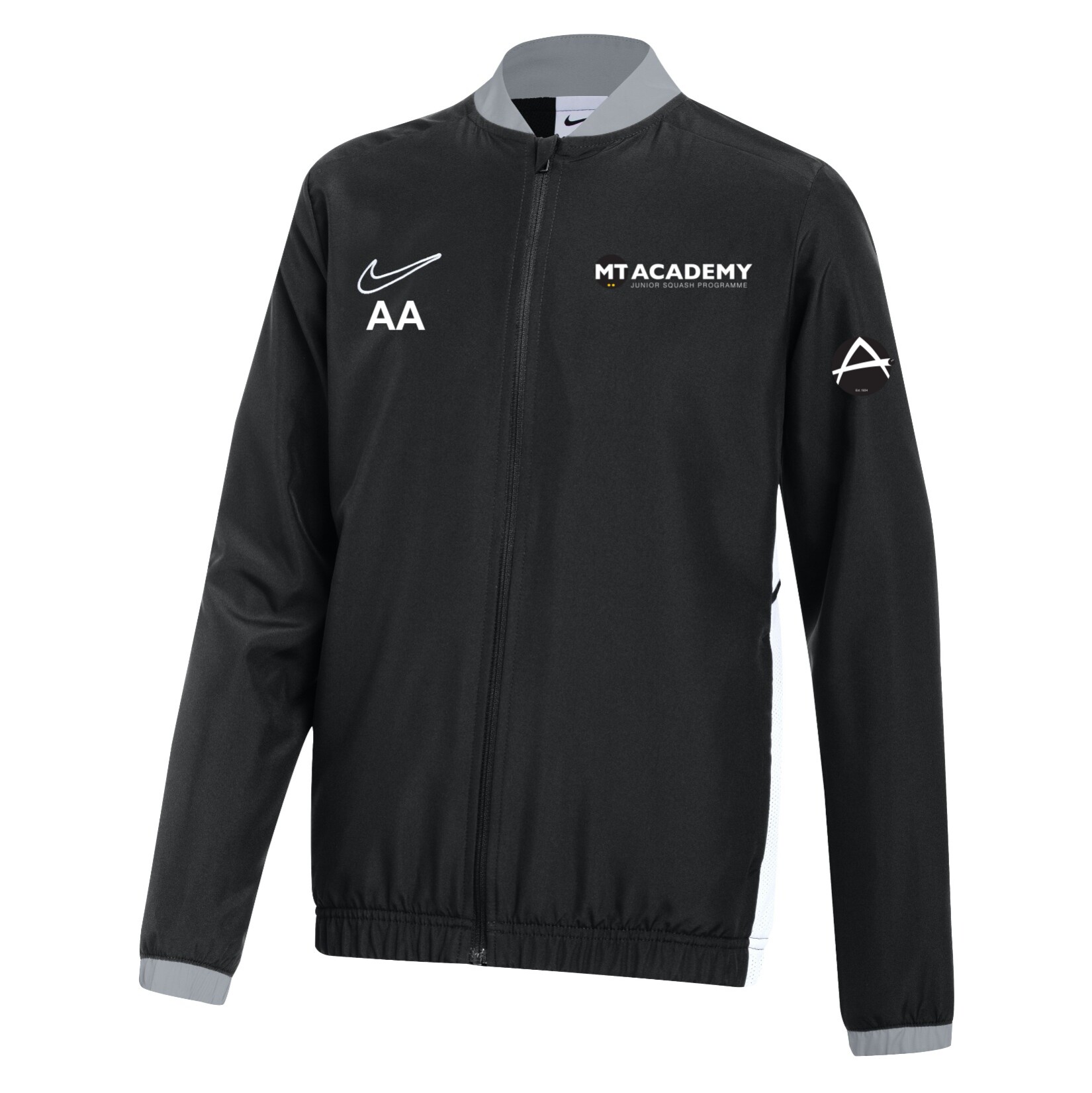 Nike Dri-FIT Academy 25 Woven Track Jacket - Black/White/White