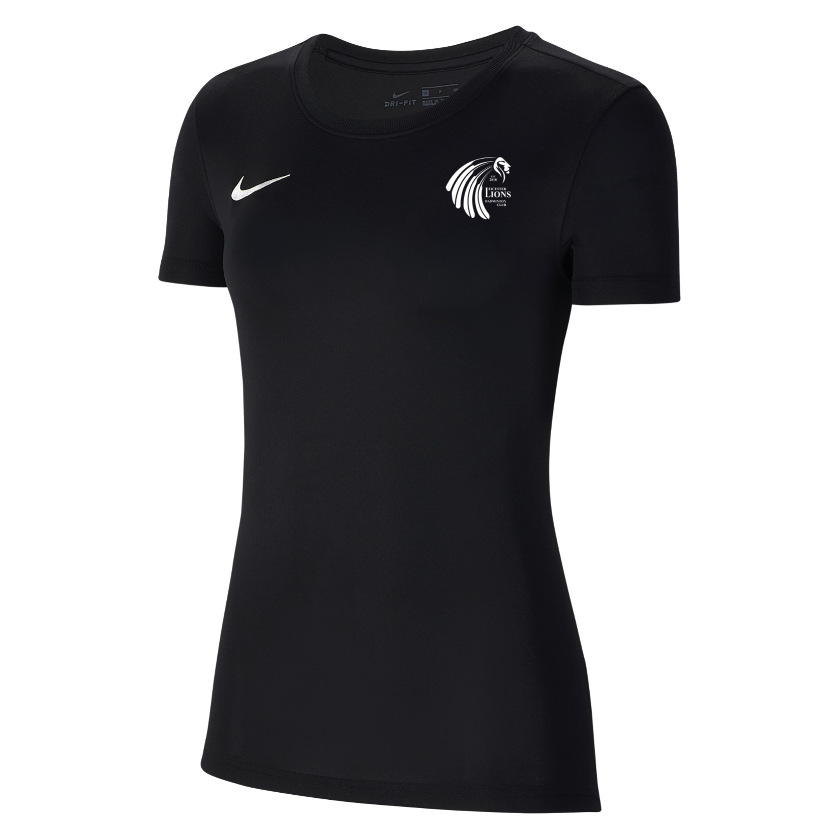 Nike Park VII Dri-FIT Womens Short Sleeve Shirt - Black/White