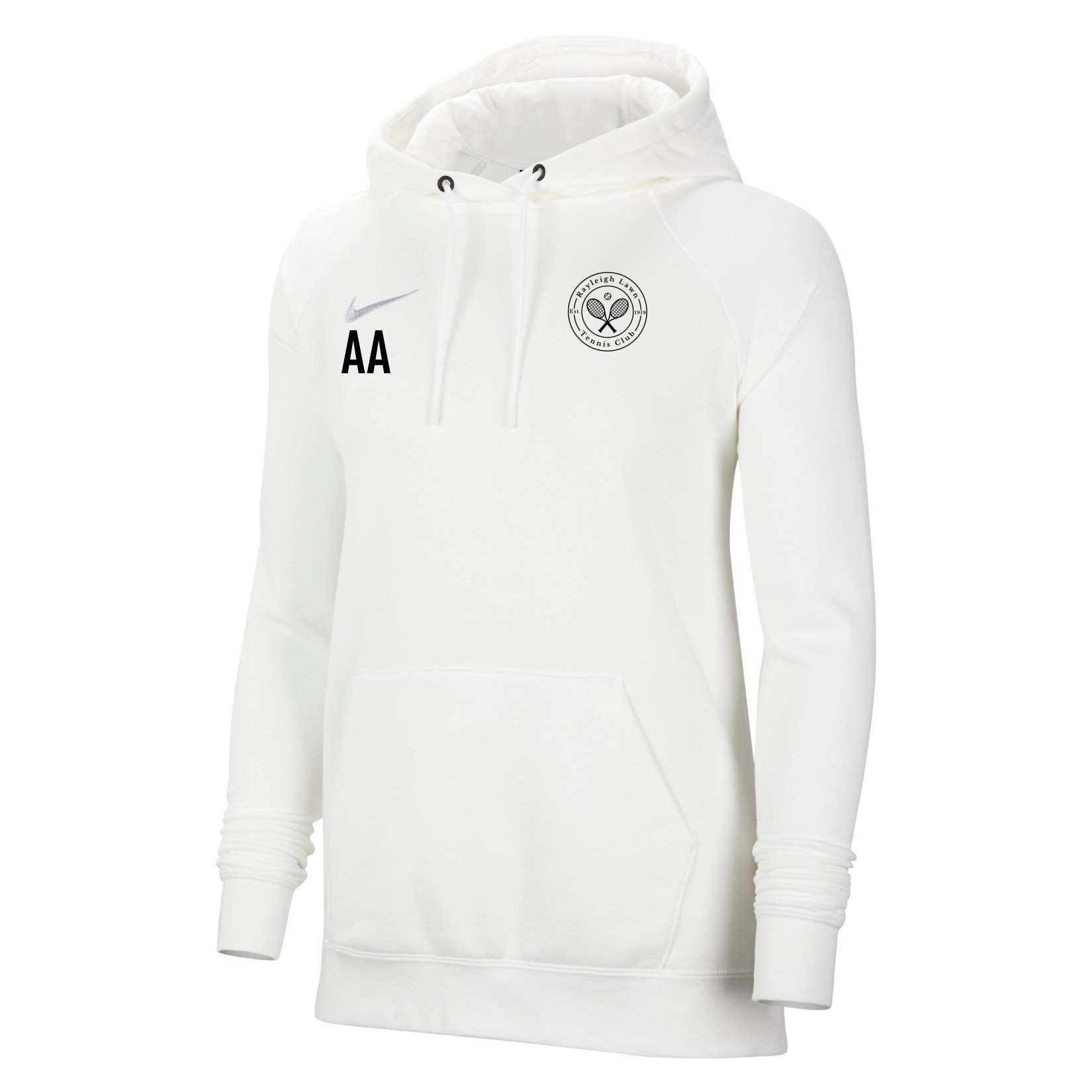 Nike Team Club 20 Hoodie (W) - White/White/Wolf Grey
