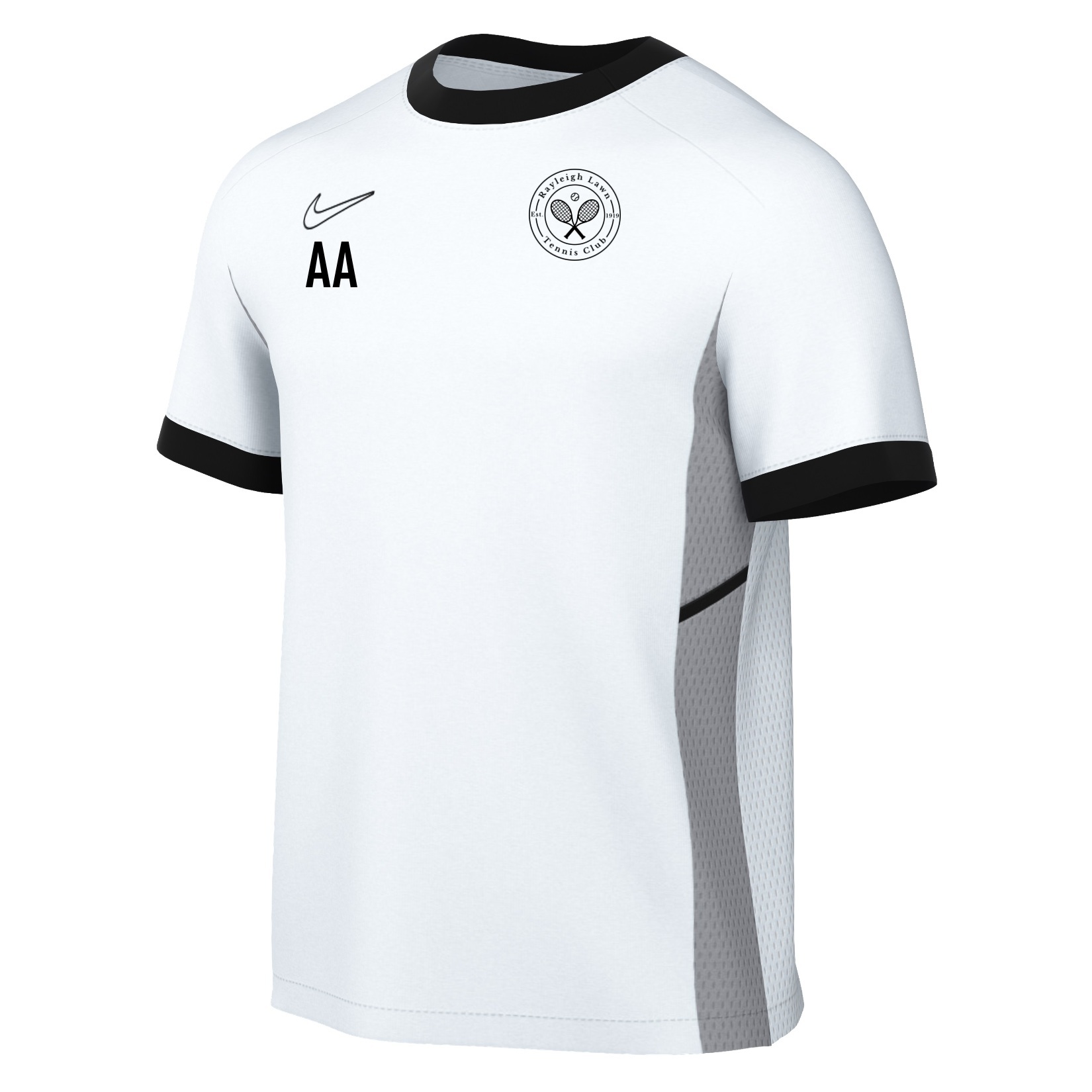 Nike Academy 25 Short-Sleeve Training Top - White/Black/Black