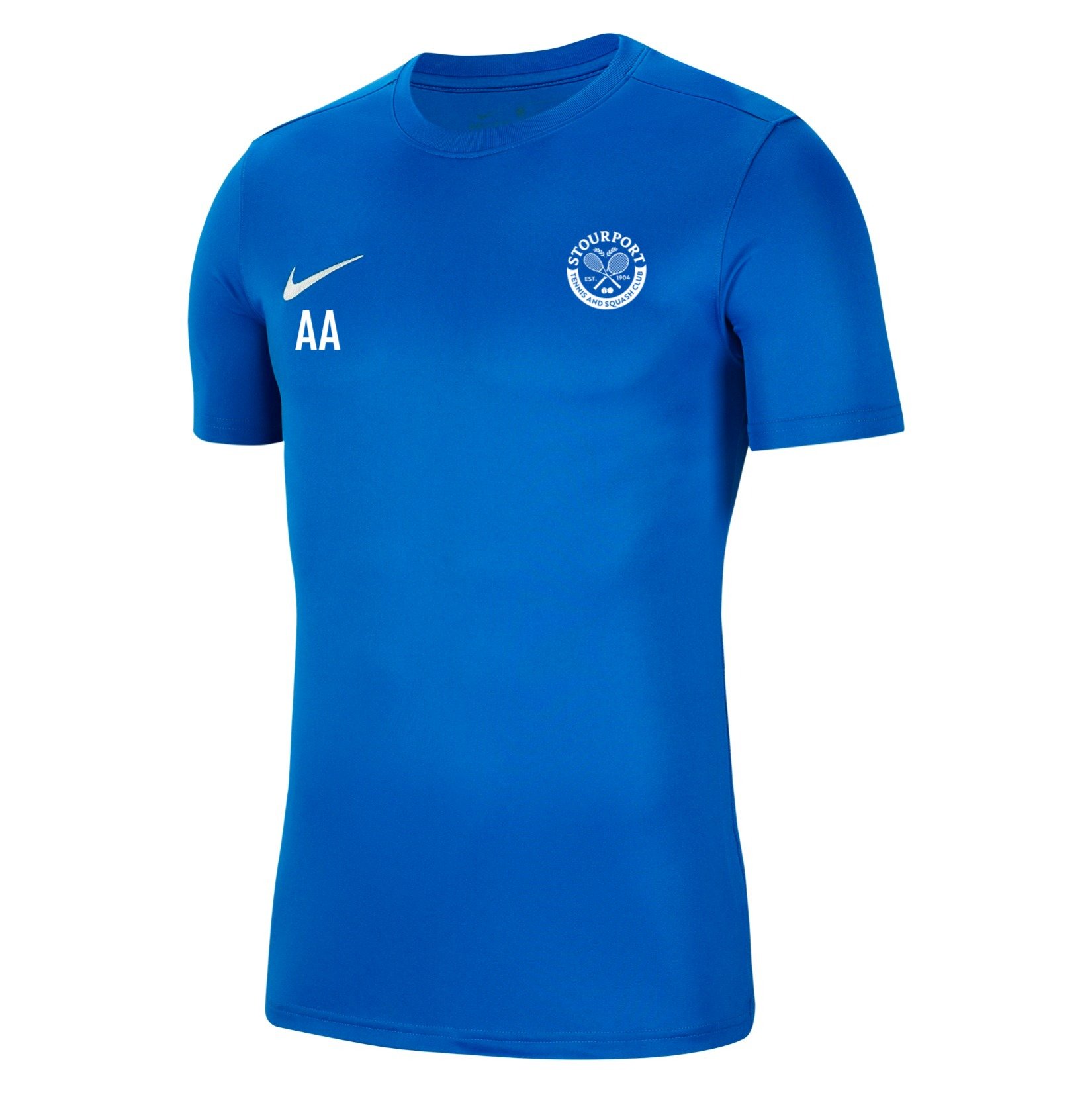 Nike Park VII Dri-FIT Short Sleeve Shirt - Royal Blue/White