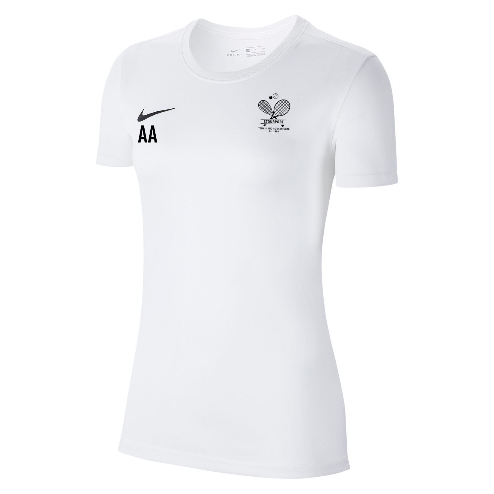 Nike Park VII Dri-FIT Womens Short Sleeve Shirt - White/Black