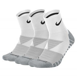 Nike Everyday Max Cushion Ankle Training Sock (3 Pair) White-Wolf Grey-Black