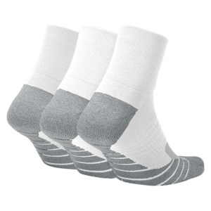 Nike Everyday Max Cushion Ankle Training Sock (3 Pair) White-Wolf Grey-Black