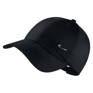Nike 86 CAP METAL SWOOSH Black-Metallic Silver