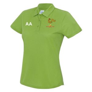 Womens Cool Polo (W) Lime Green