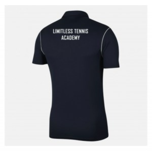 Nike Dri-fit Park 20 Polo Obsidian-White-White