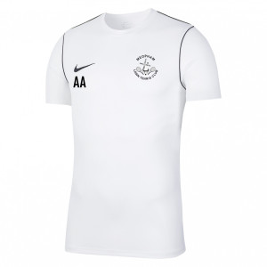 Nike Park 20 Short Sleeve Training Tee White-Black-Black