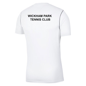 Nike Park 20 Short Sleeve Training Tee White-Black-Black