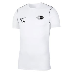 Nike Park 20 Short Sleeve Training Tee White-Black-Black